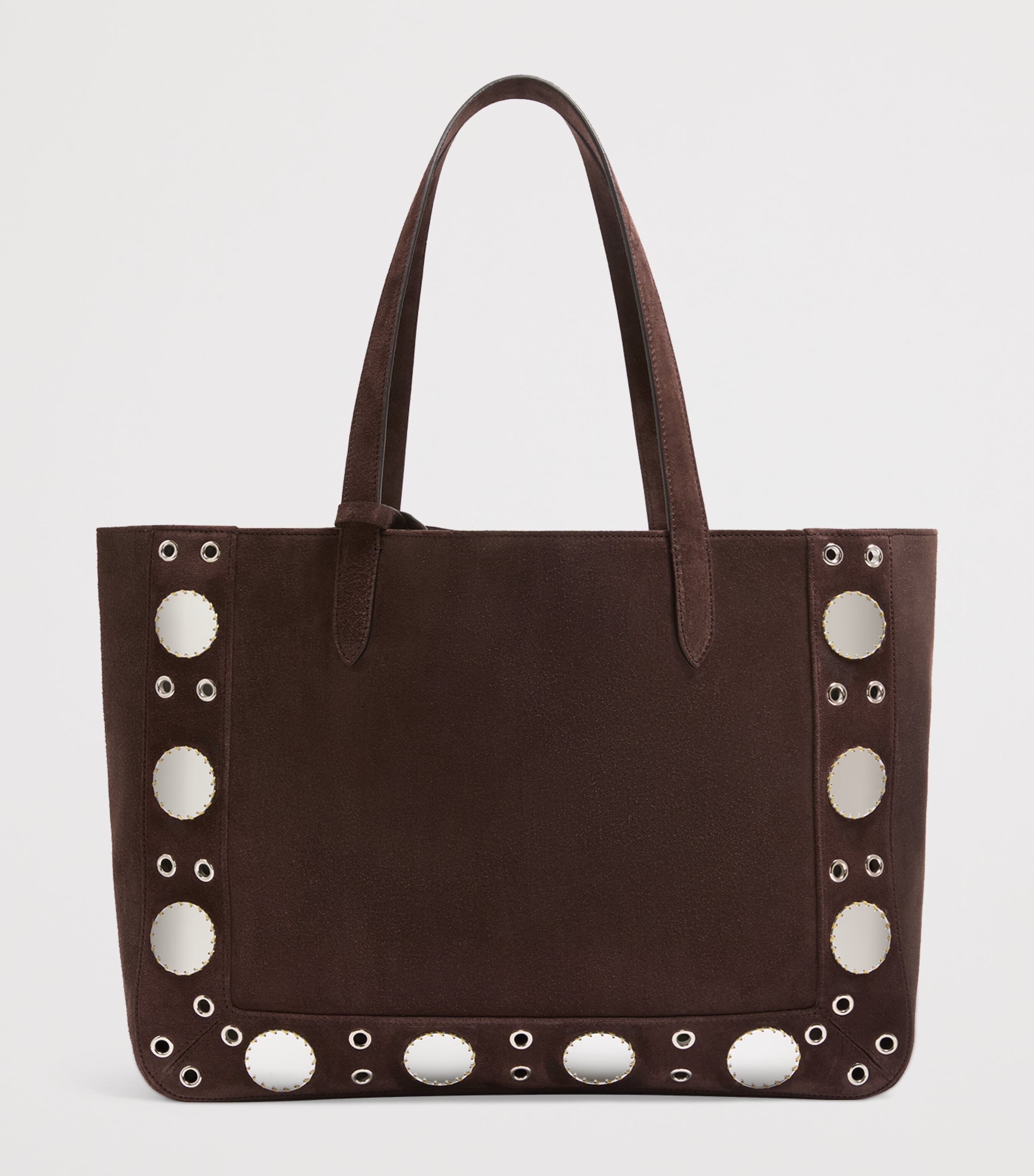 トートバッグ VALENTINO GARAVANI NELLCOTE LARGE SUEDE LEATHER TOTE VALENTINO GARAVANI Nellcôte Embellished Suede Tote Bag for