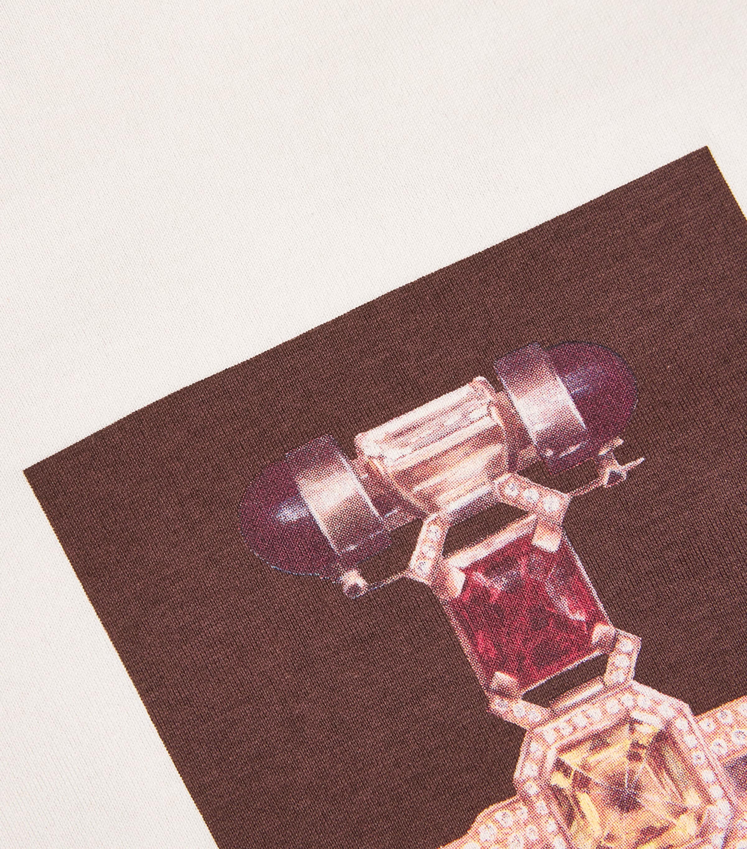 Cotton Compass T-Shirt IVORY / BROOCH 2 Image 5