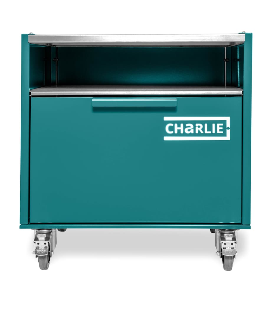 Charlie Outdoor Island Cabinet TEAL DUCK Image 1