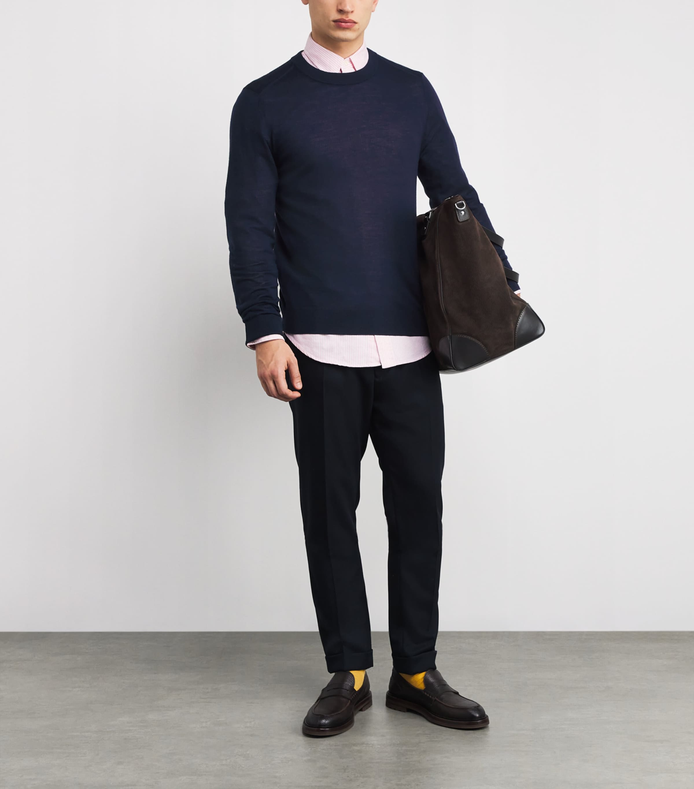 Merino Wool Sweater NAVY - 49 Image 2