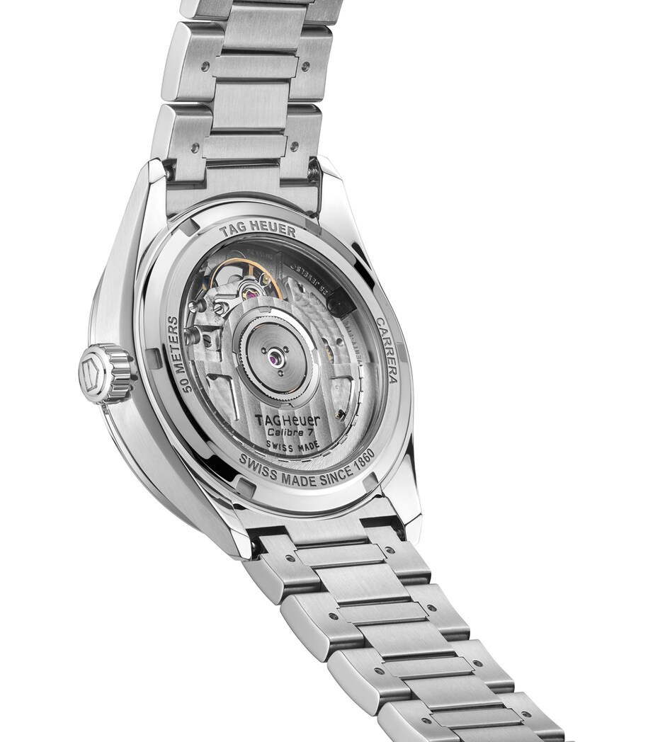 TAG Heuer Stainless Steel Carrera Watch 36mm Blue Image 4