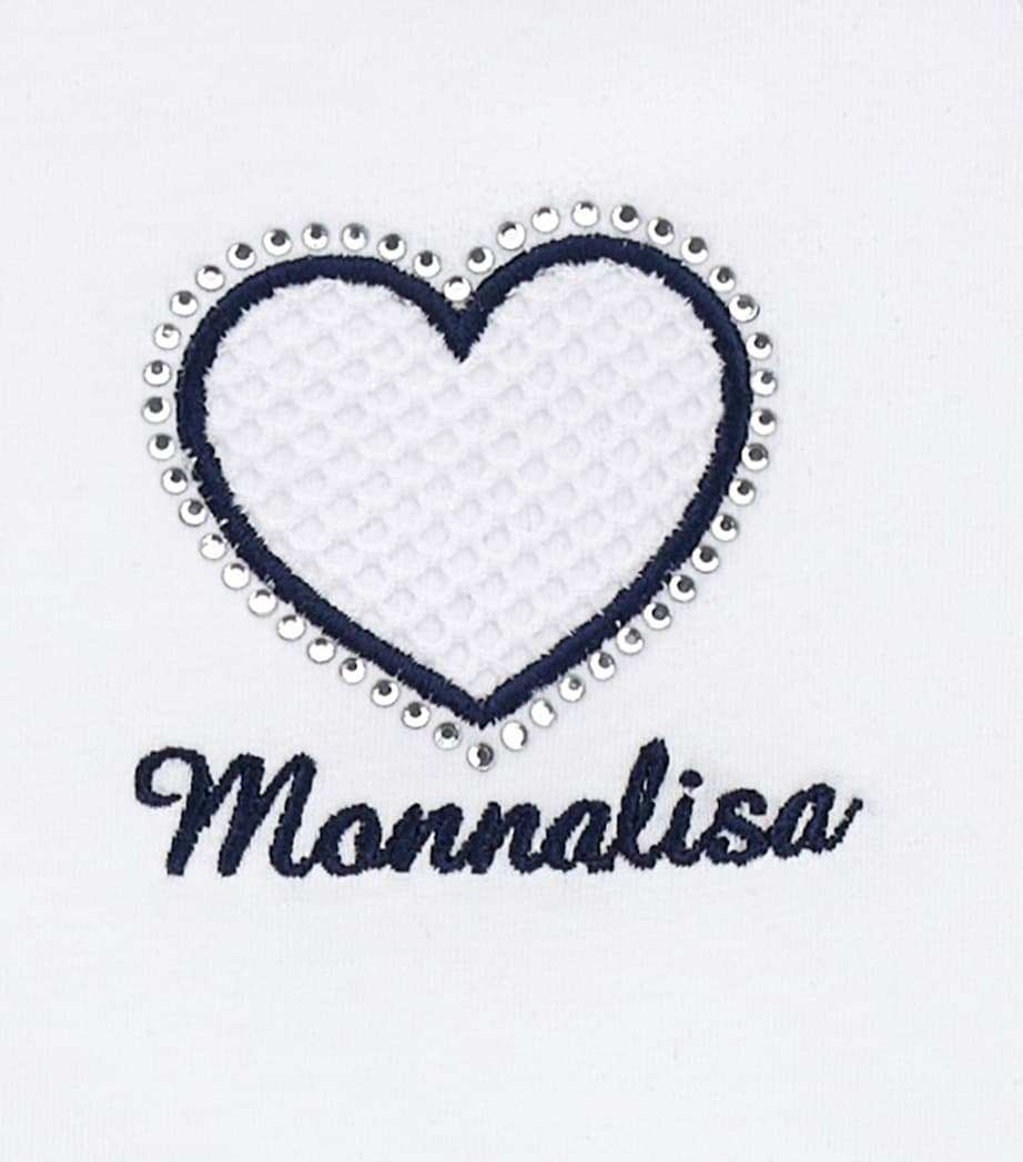 Heart T-Shirt And Leggings Set (2-16 Years) BIANCO + BLU Image 3