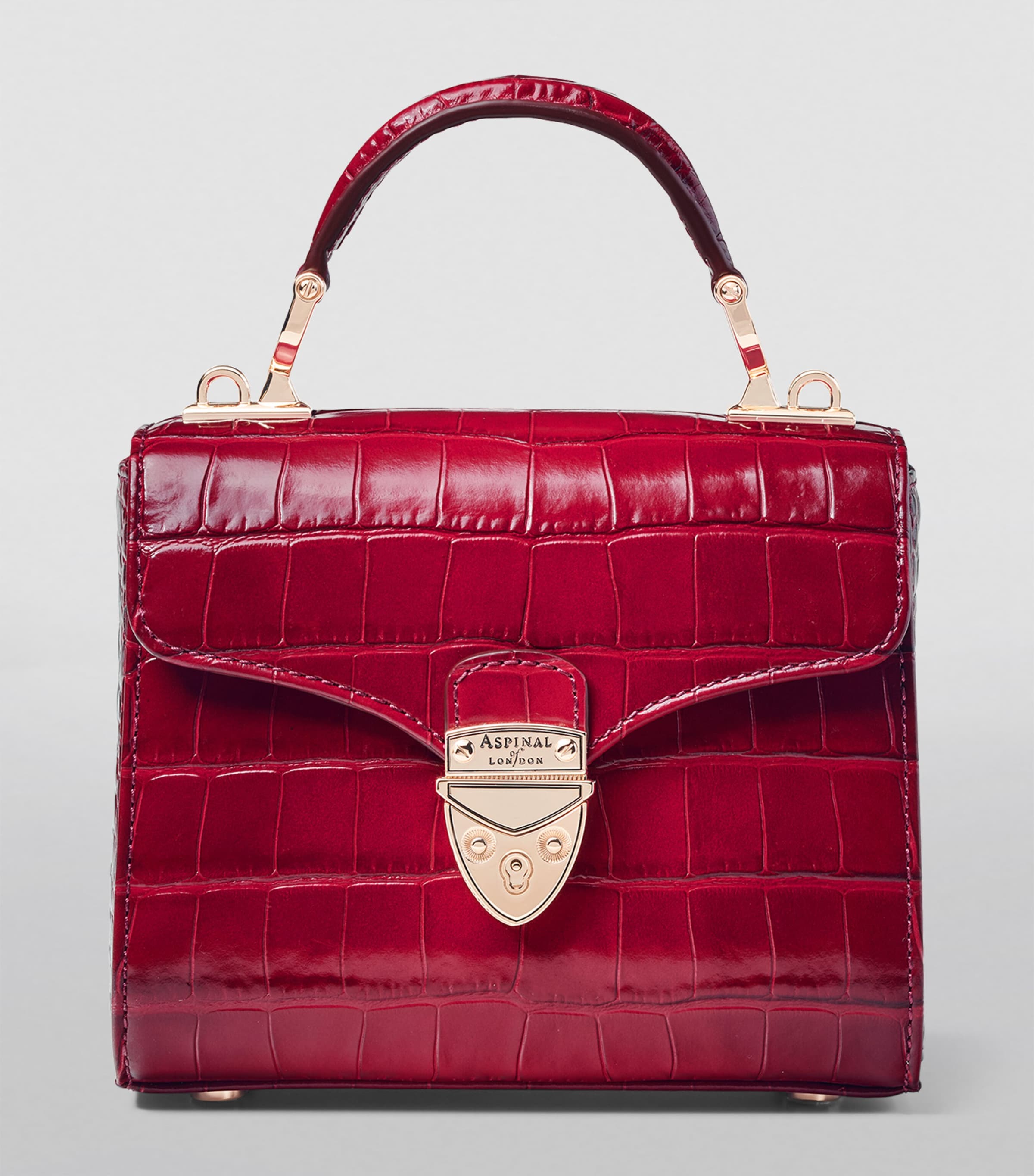 Mini Mayfair Top-Handle Bag CHERRY Image 2