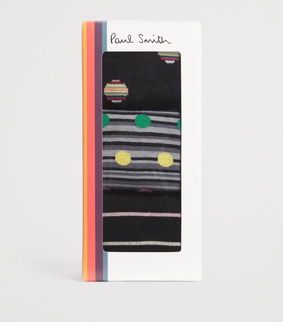 Cotton-Blend Seas Socks (Pack of 3) MULTICOLOUR Image 2