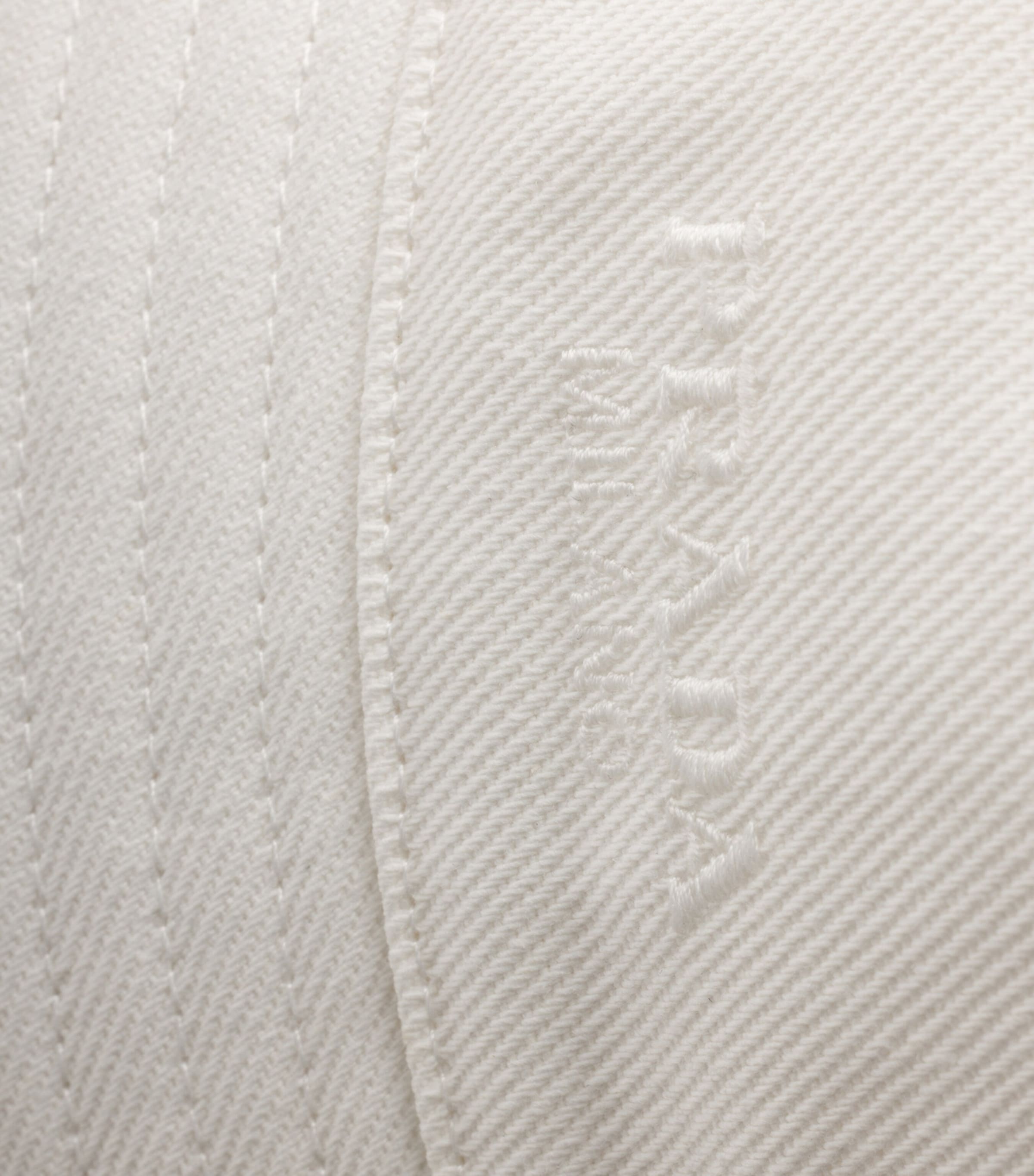 Prada Cotton Drill Bucket Hat White Image 3