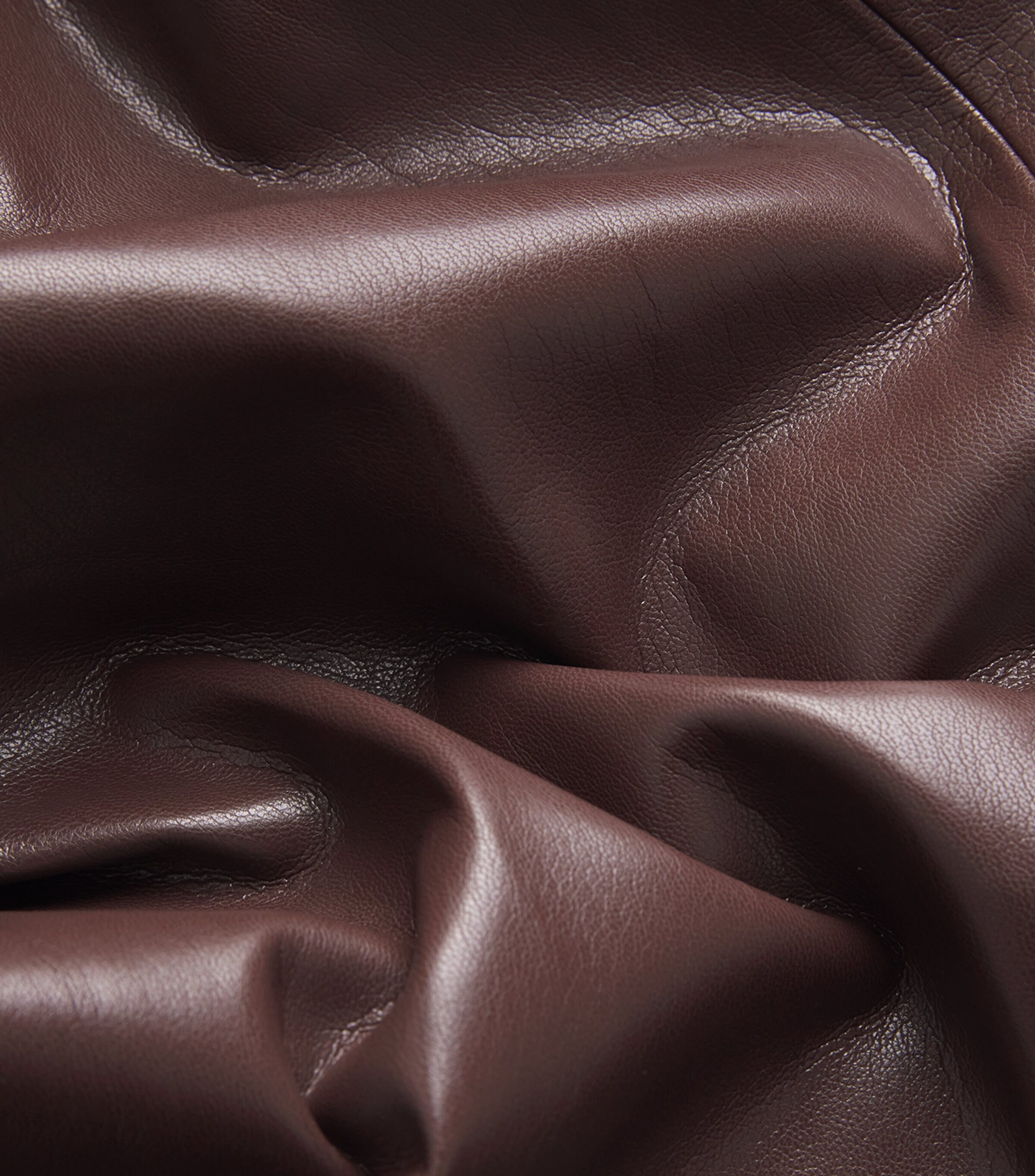 Vegan Leather Alexander Trousers DARK CHOCOLATE C201 Image 5