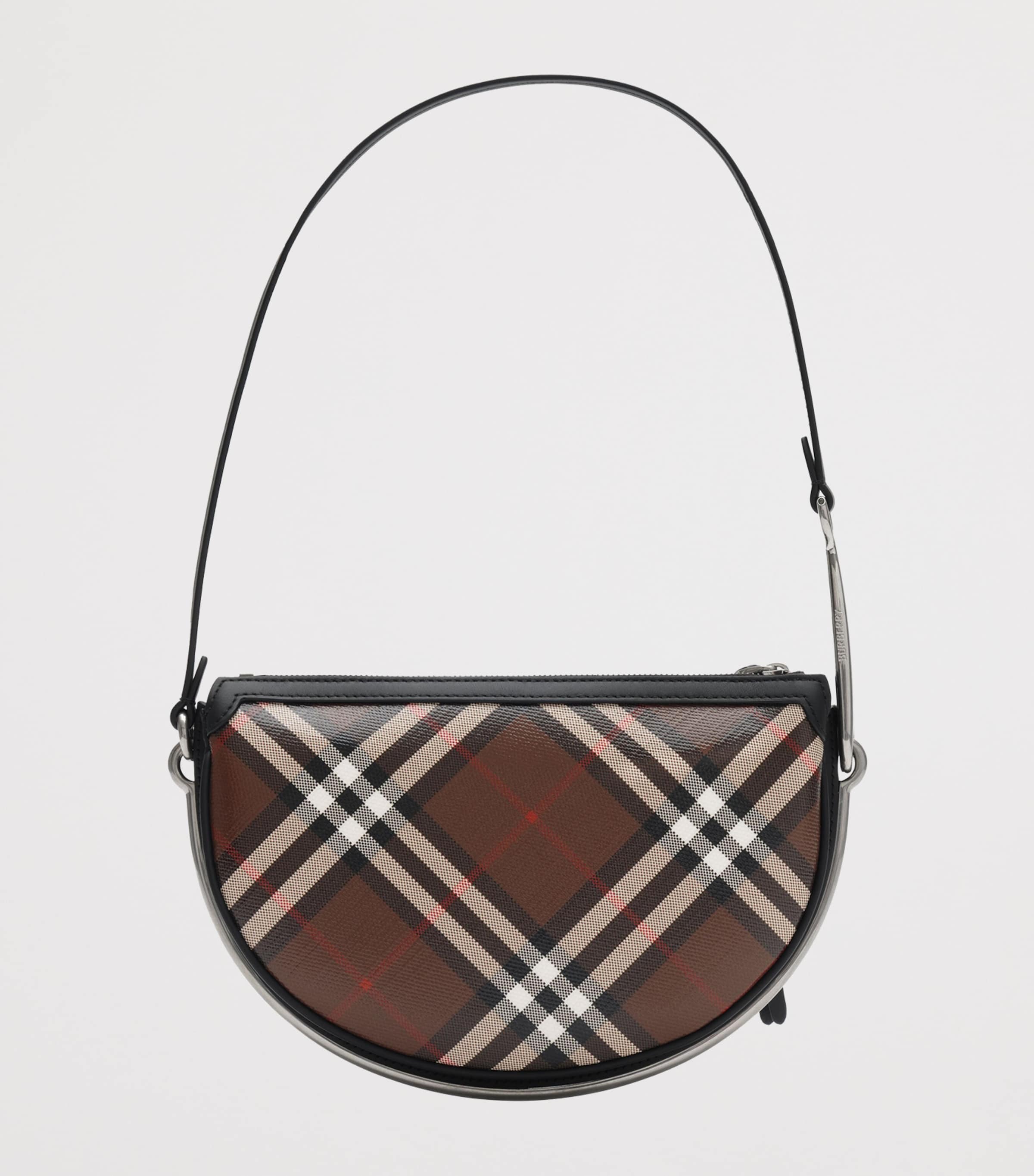 Burberry Small Bridle Saddle Bag Chocolate Brown Image 5