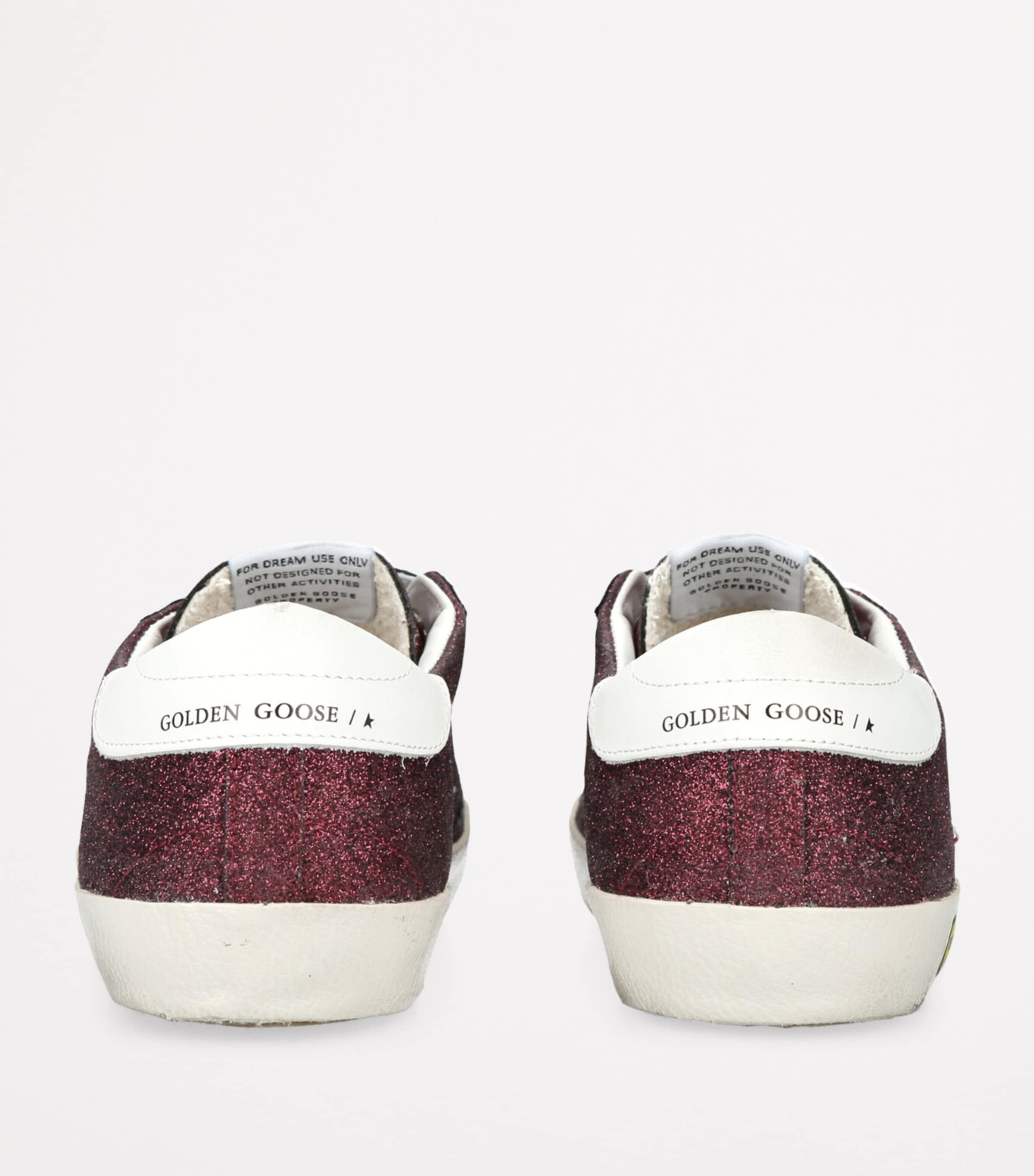 Golden Goose Leather Old School Sneakers Red/dark Image 2