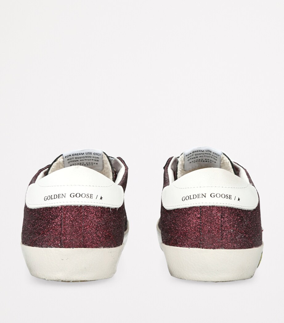 Golden Goose Leather Old School Sneakers Red/dark Image 2