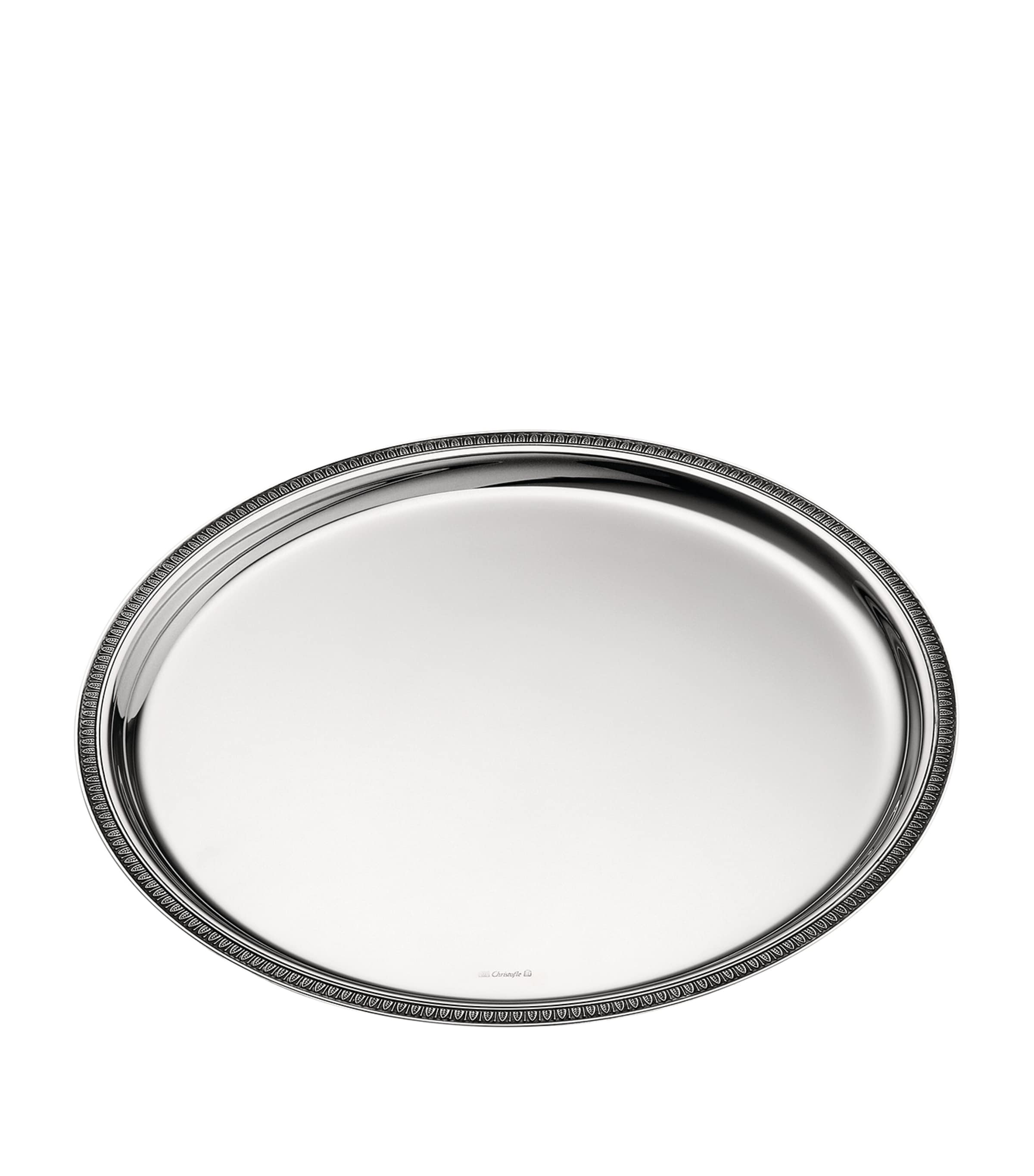 CHRISTOFLE MALMAISON ROUND TRAY 