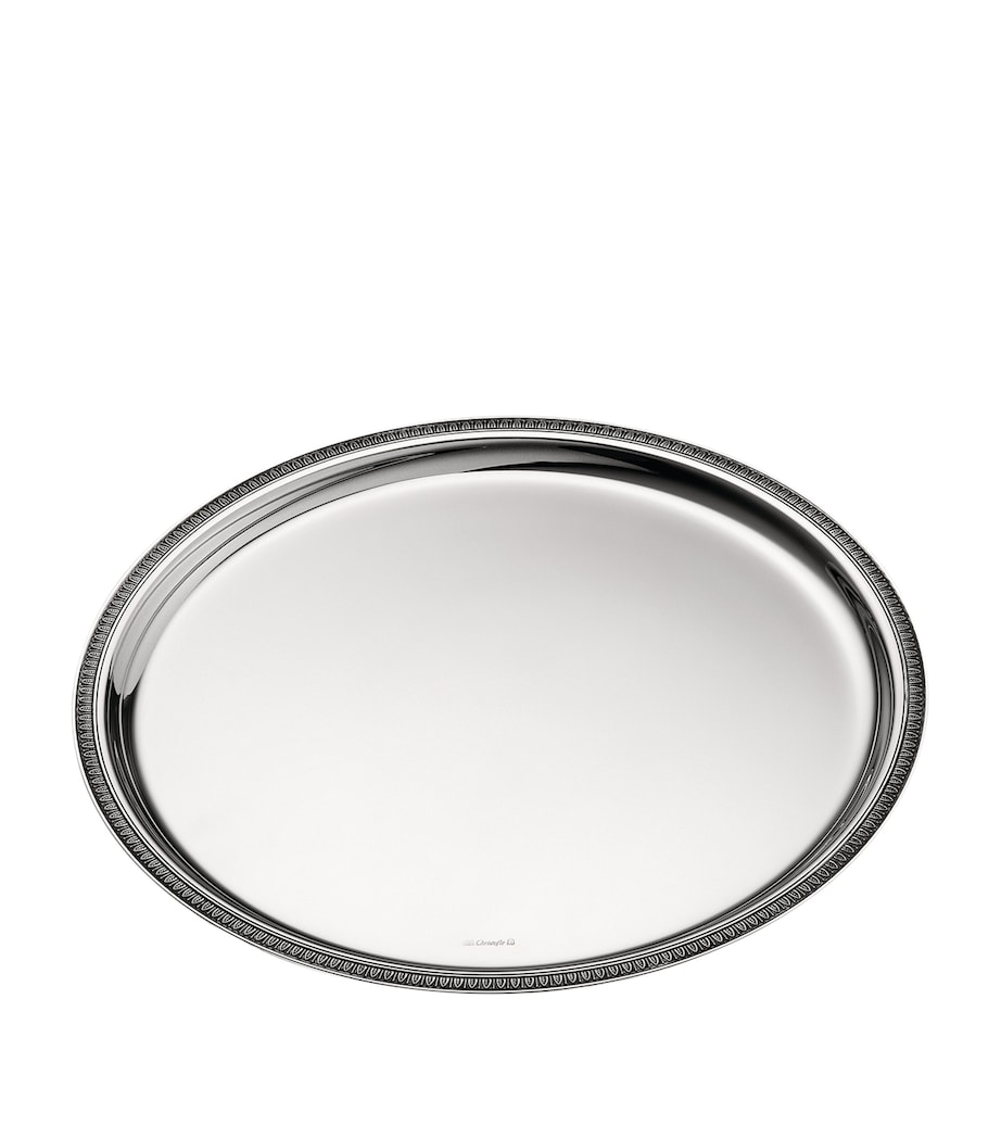 Malmaison Round Tray (30cm) SILVER Image 1