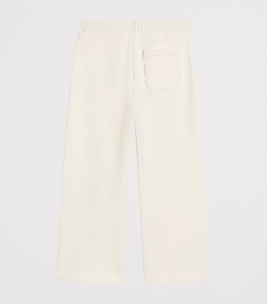 Dolce&Gabbana Kids Cotton DG Sweatpants (8-12+ Years) Natural White Image 2