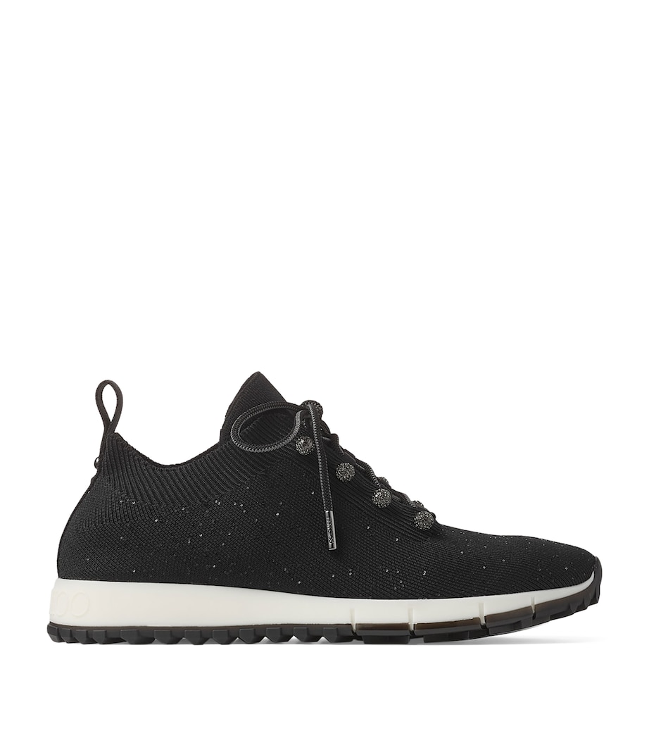 Veles Knitted Glitter Sneakers X BLACK Image 1