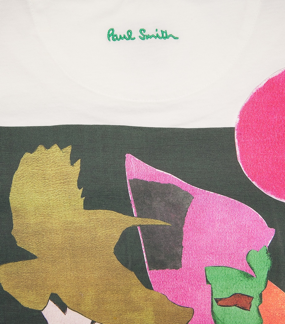 Paul Smith Mens Cotton Fish T-Shirt Image 6