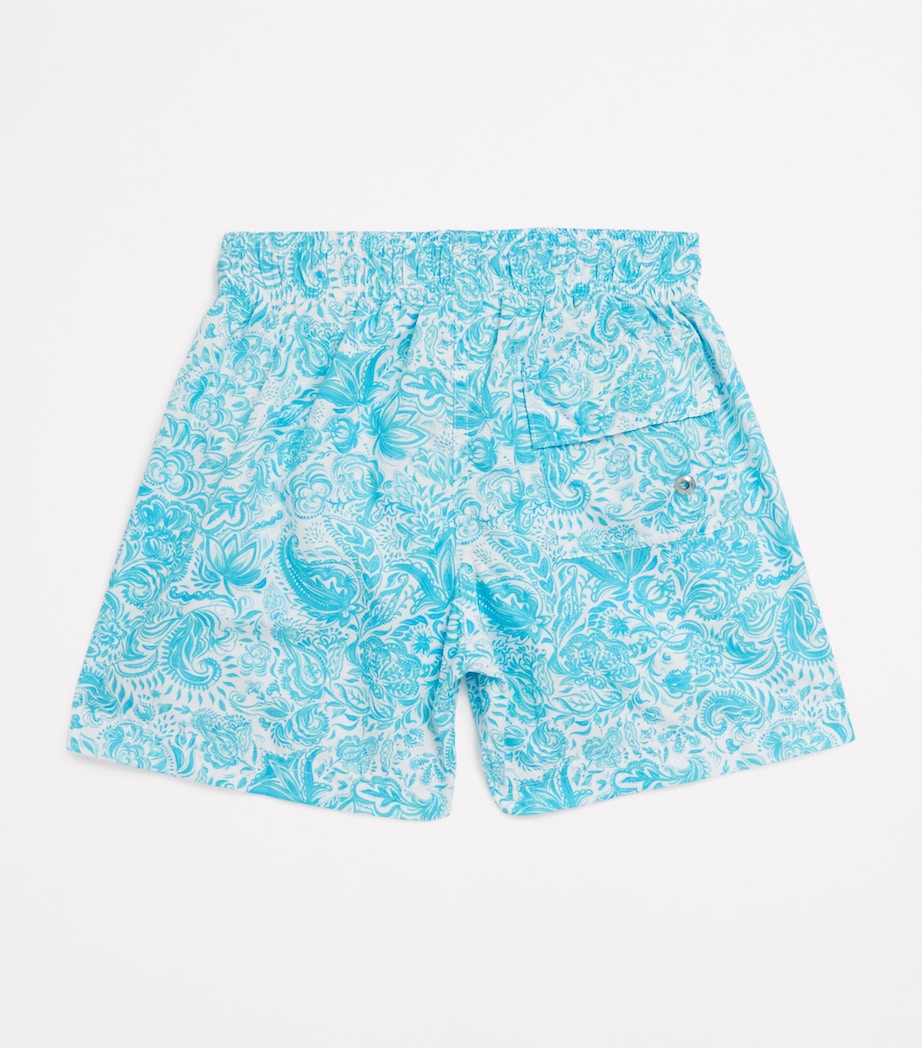 Paisley Print Swim Shorts (2-12 Years) PAISLEY TURQUOISE Image 2
