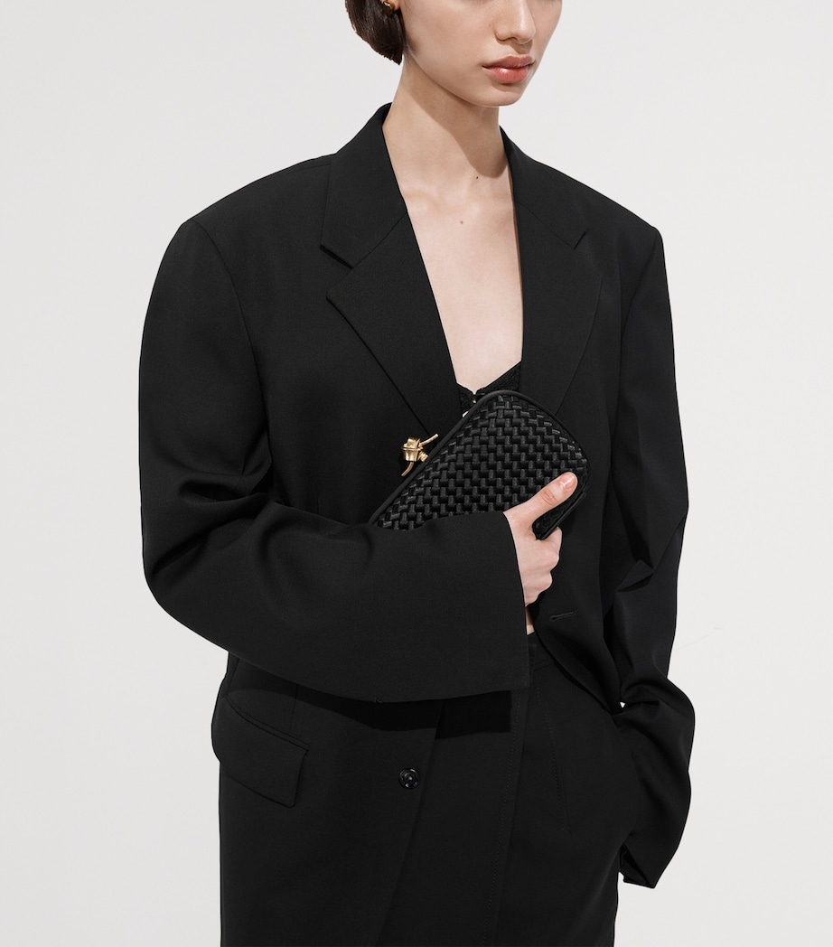 Bottega Veneta Satin Knot Minaudiere Clutch Bag Image 2