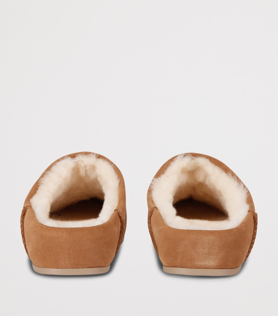 Suede Elea Slides CHESTNUT Image 2