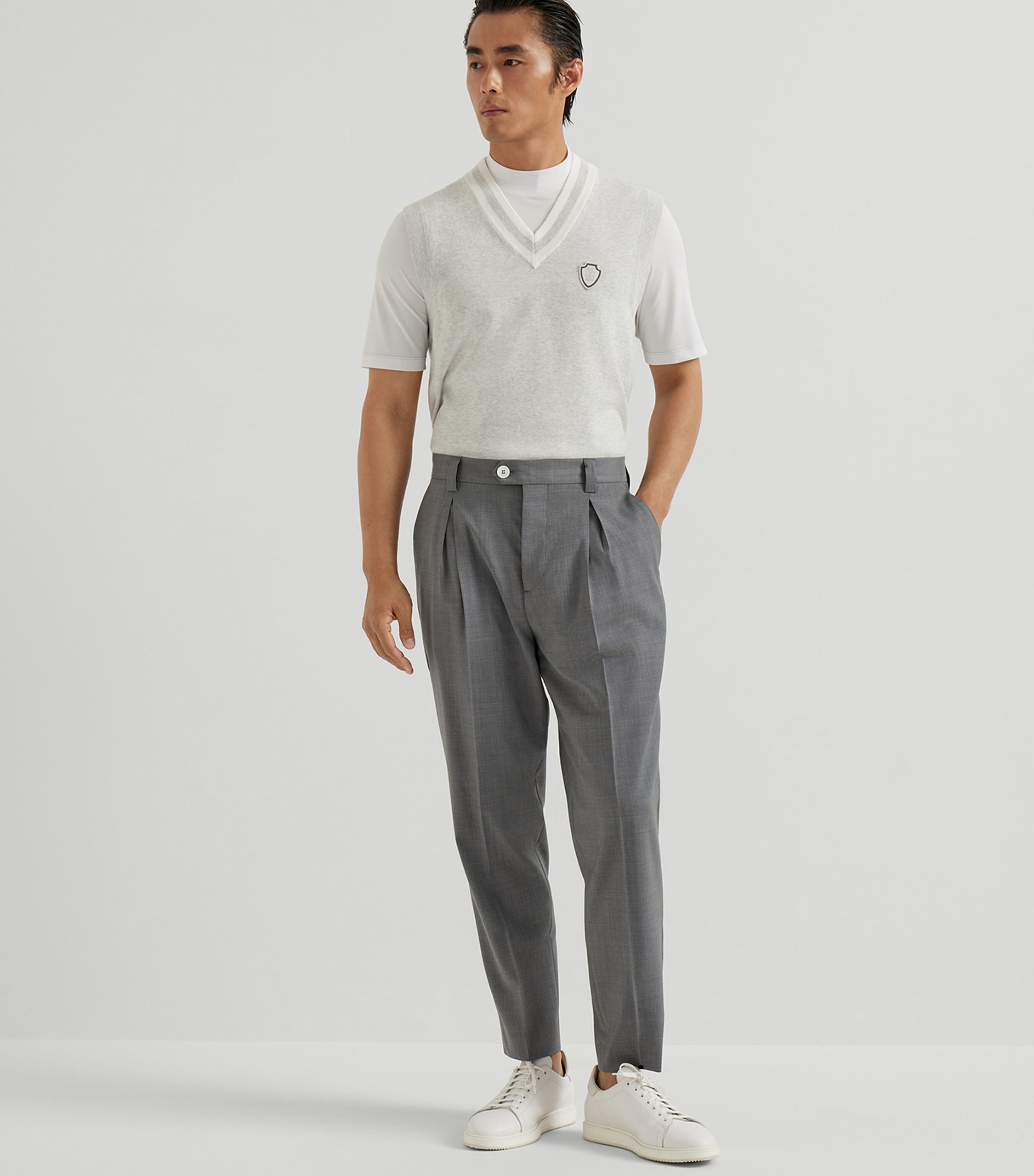 Virgin Wool Dynamic Trousers C9300 Image 4