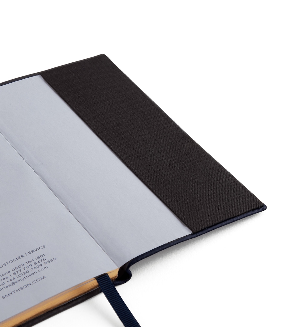 Smythson Leather Panama Weekly Diary 2027 Navy Image 4