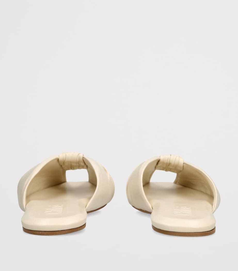 Chloé Leather Suzie Sandals Cream Image 2
