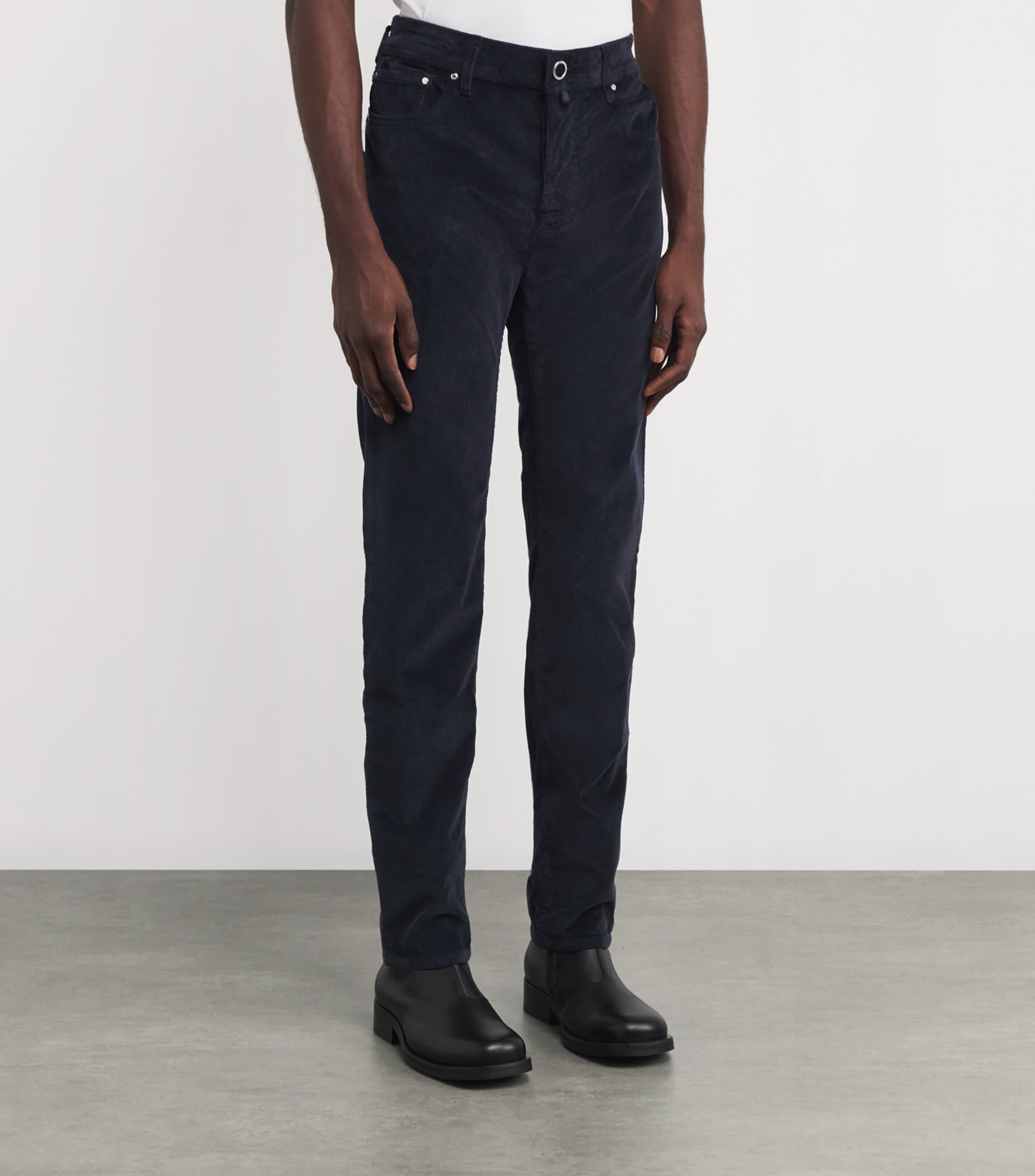 JACOB COHËN Mens Stretch Corduroy Bard Slim Jeans Image 3