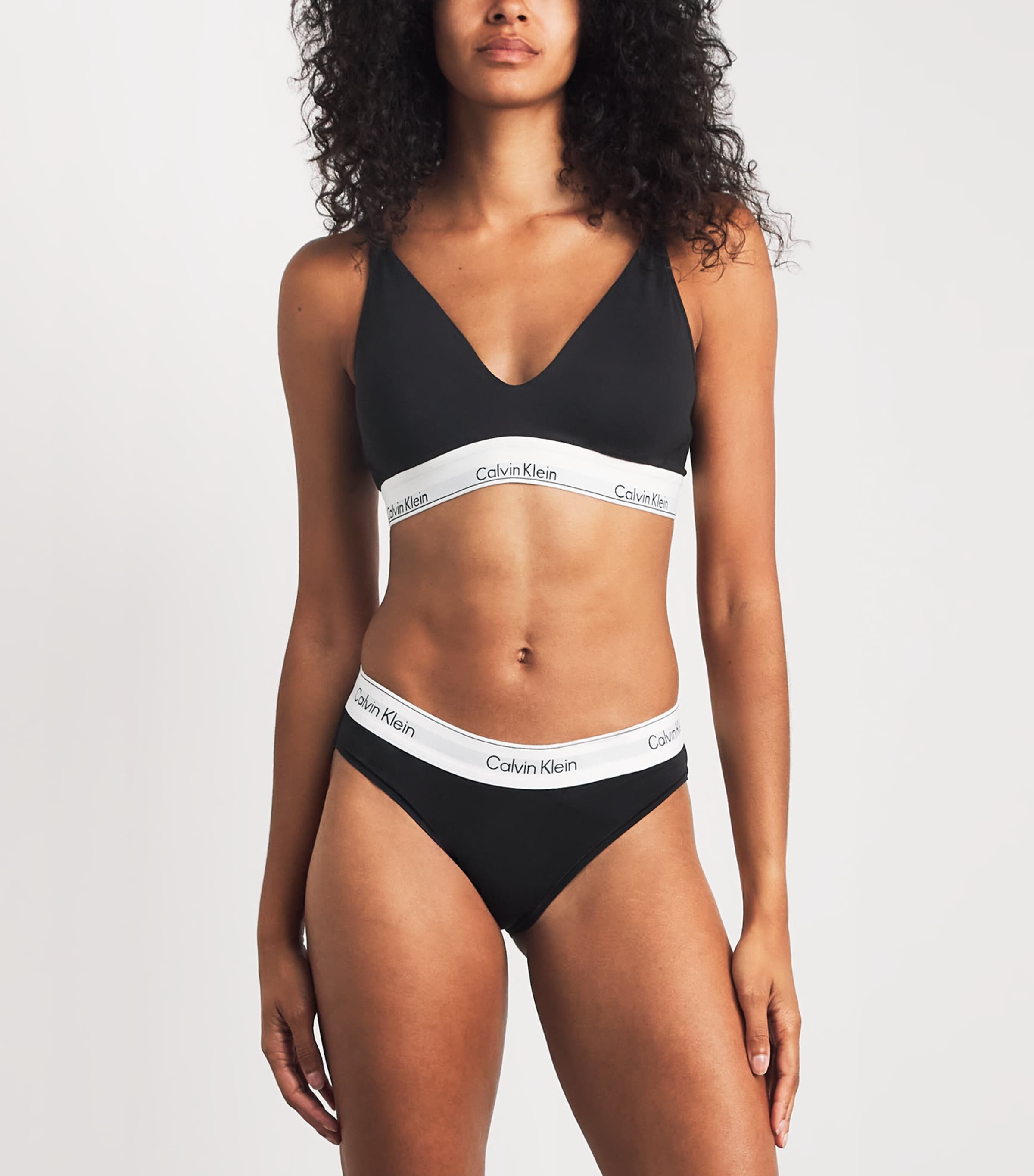 Calvin Klein Womens Maternity Icon Bralette Black Image 2