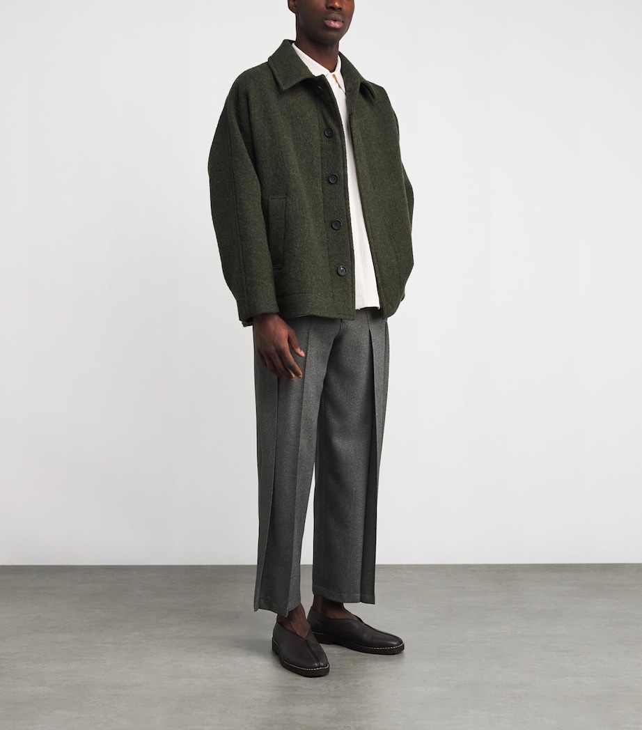 Fuller Wool Jacket 63-DARK GREEN Image 2