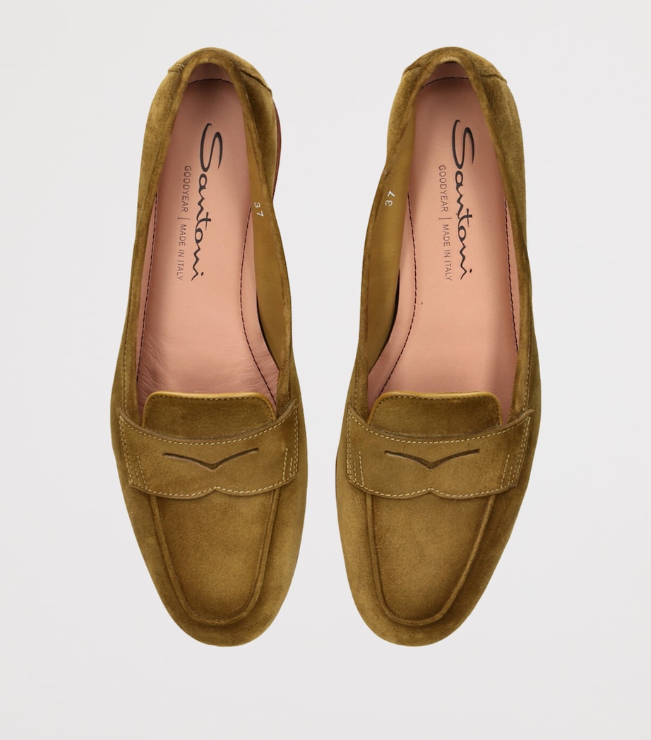 Suede Carla Loafers KHAKI Image 4