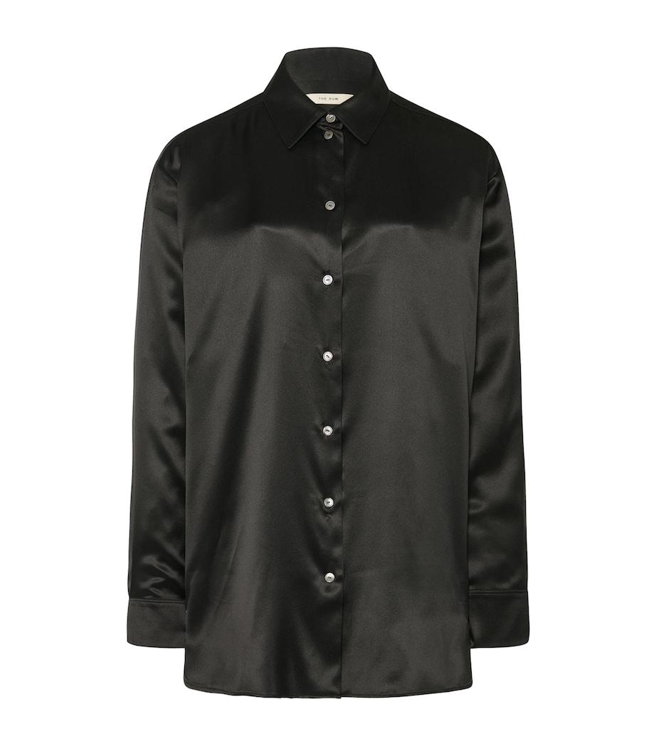 Sisilia Silk Shirt BLACK Image 1