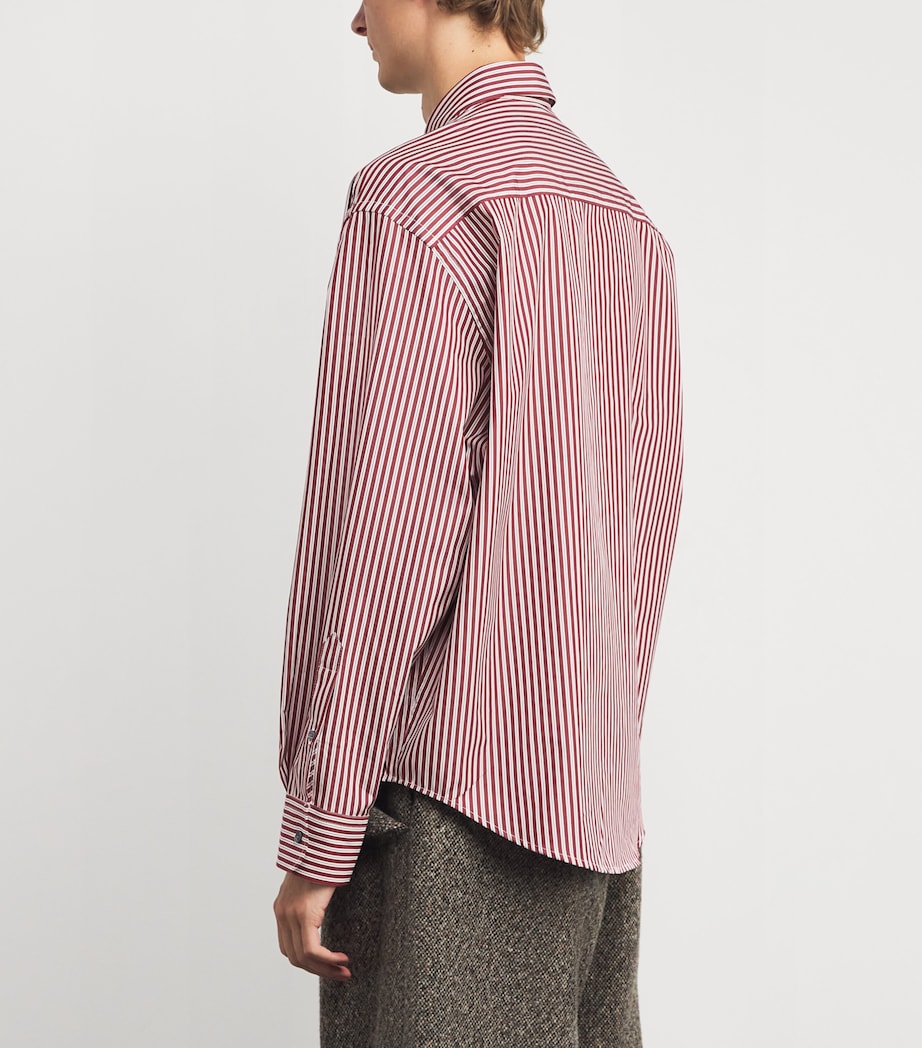 Stripe Ami de Coeur Shirt 693 - CERISE/BLANC/NOIR Image 4