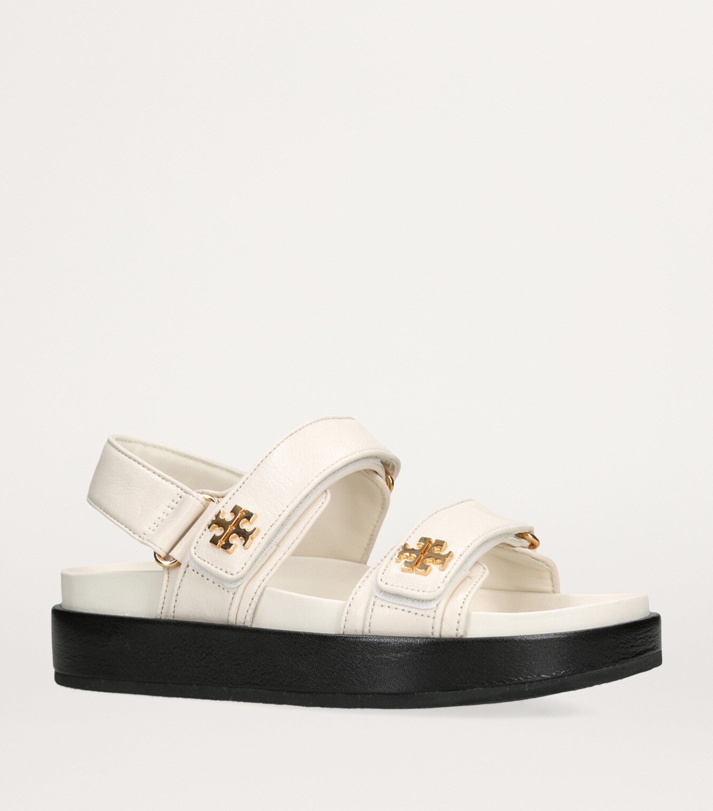 Tory Burch White Leather Kira Sandals | Harrods US