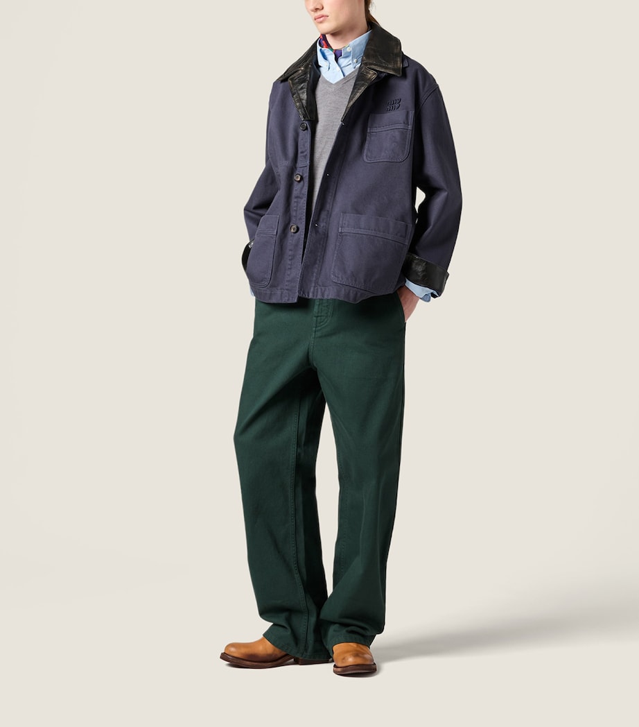 Miu Miu Womens Cotton Chore Jacket Image 2
