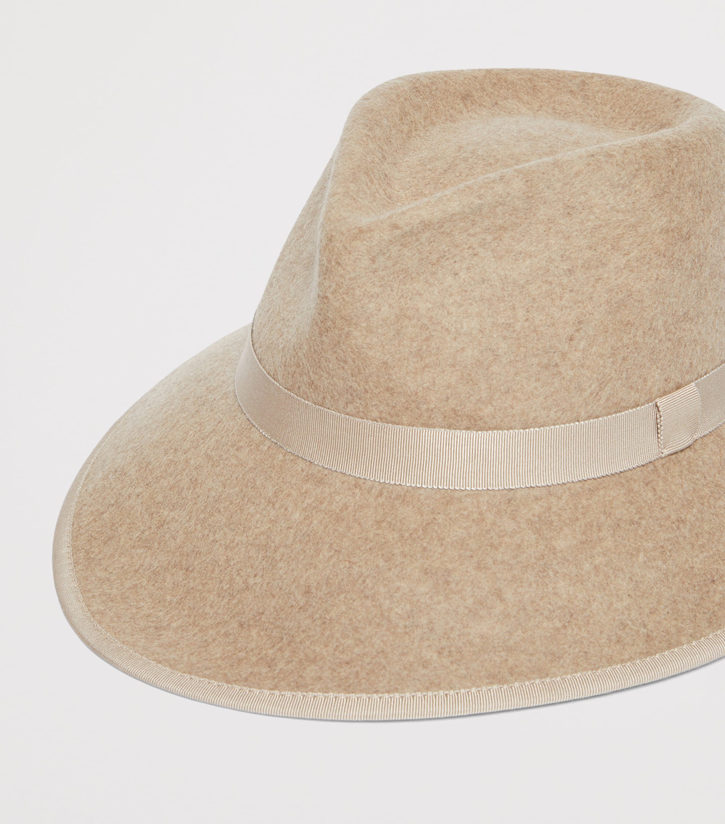 Max Mara Wool Felt Trilby Hat Beige Image 2