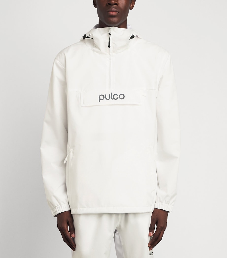 Pulco Studios Mens Water-Resistant Coaches Jacket White Image 4