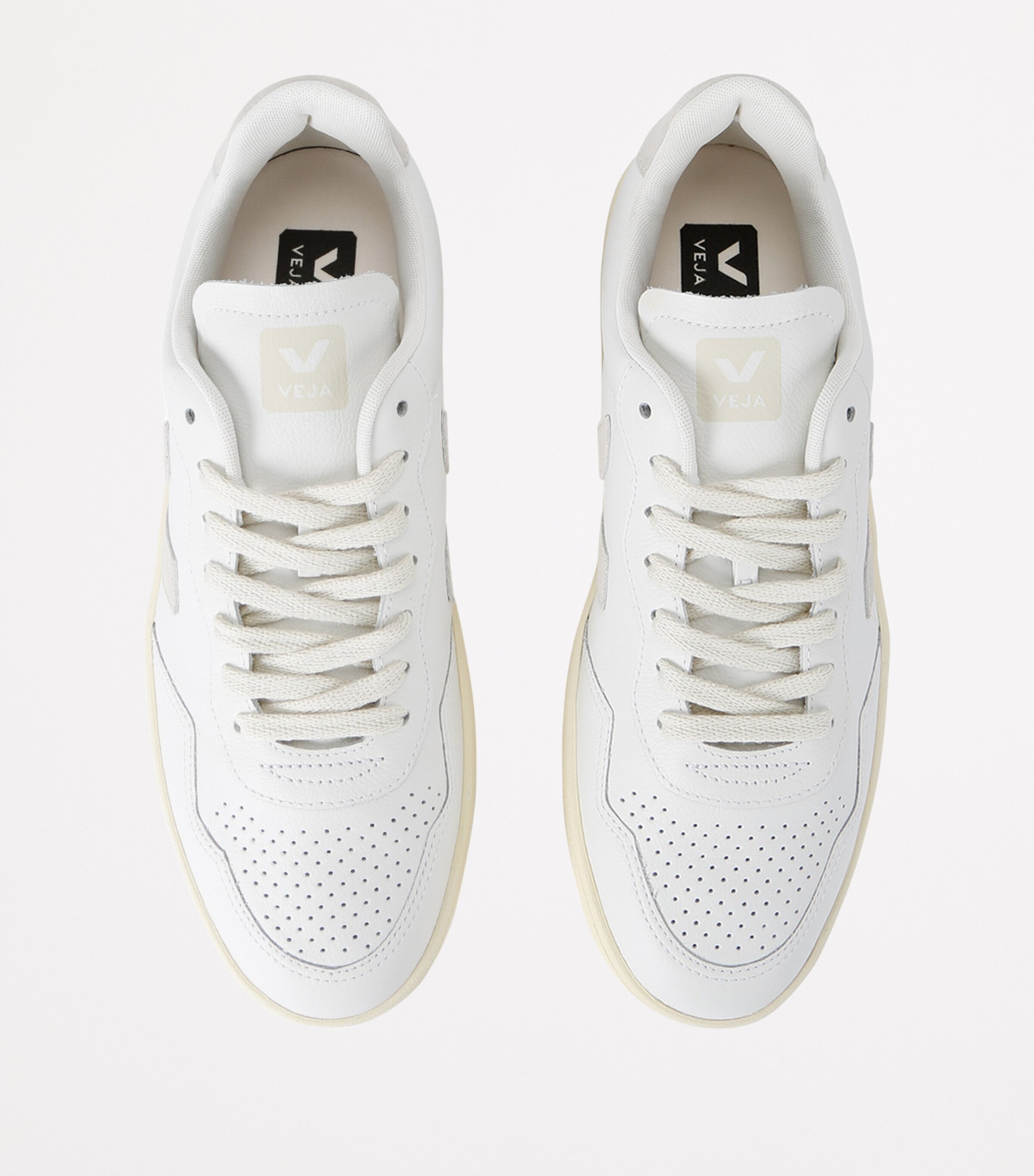 Leather V-90 Sneakers WHITE/OTH Image 4