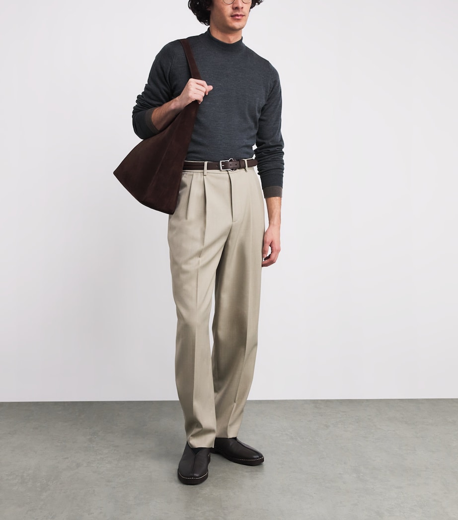 Merino Wool Harcourt Sweater CHARCOAL Image 2