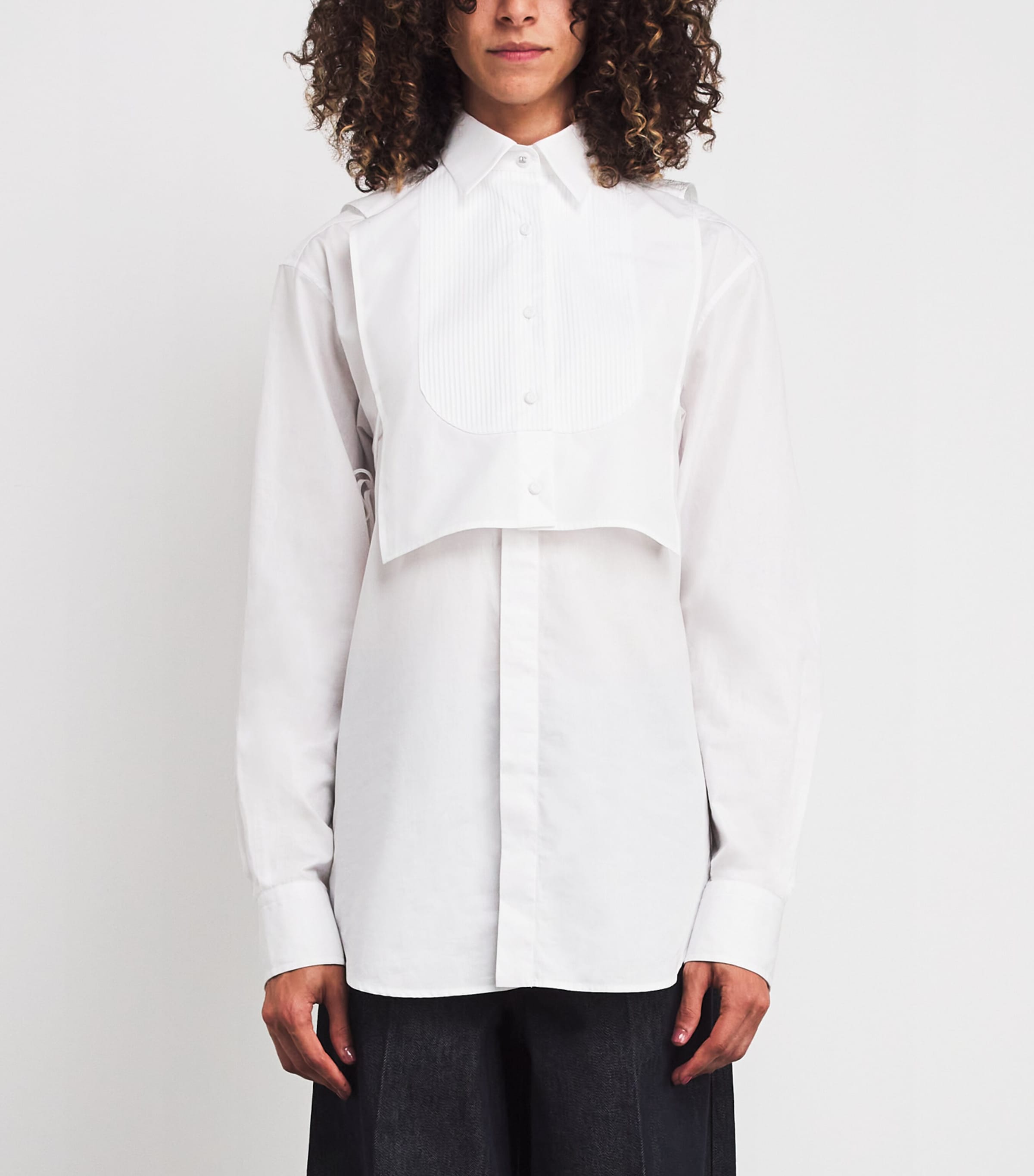 Cotton Poplin Front OPTICAL WHITE Image 3