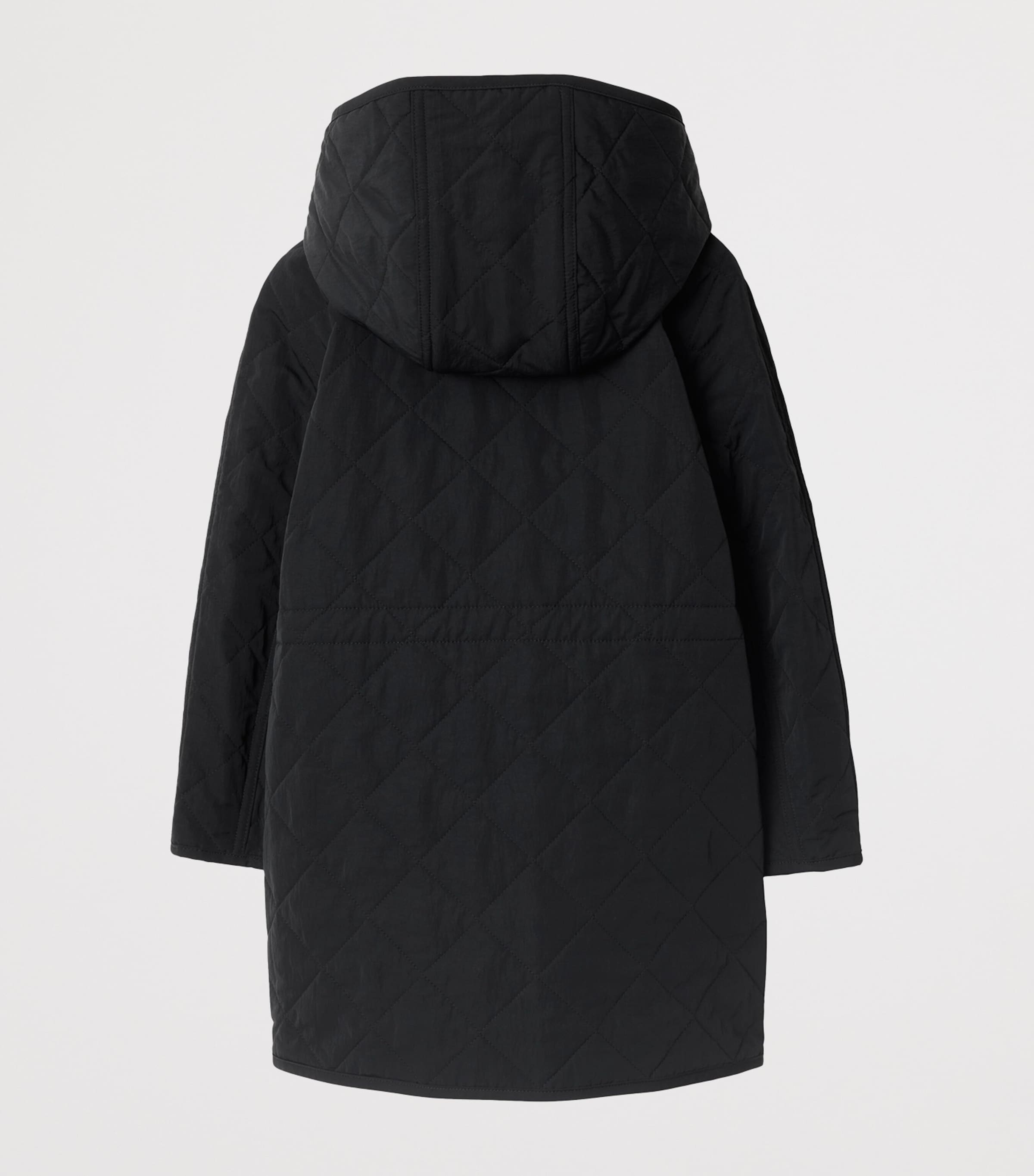 Quilted EKD Coat (3-12 Years) BLACK Image 2