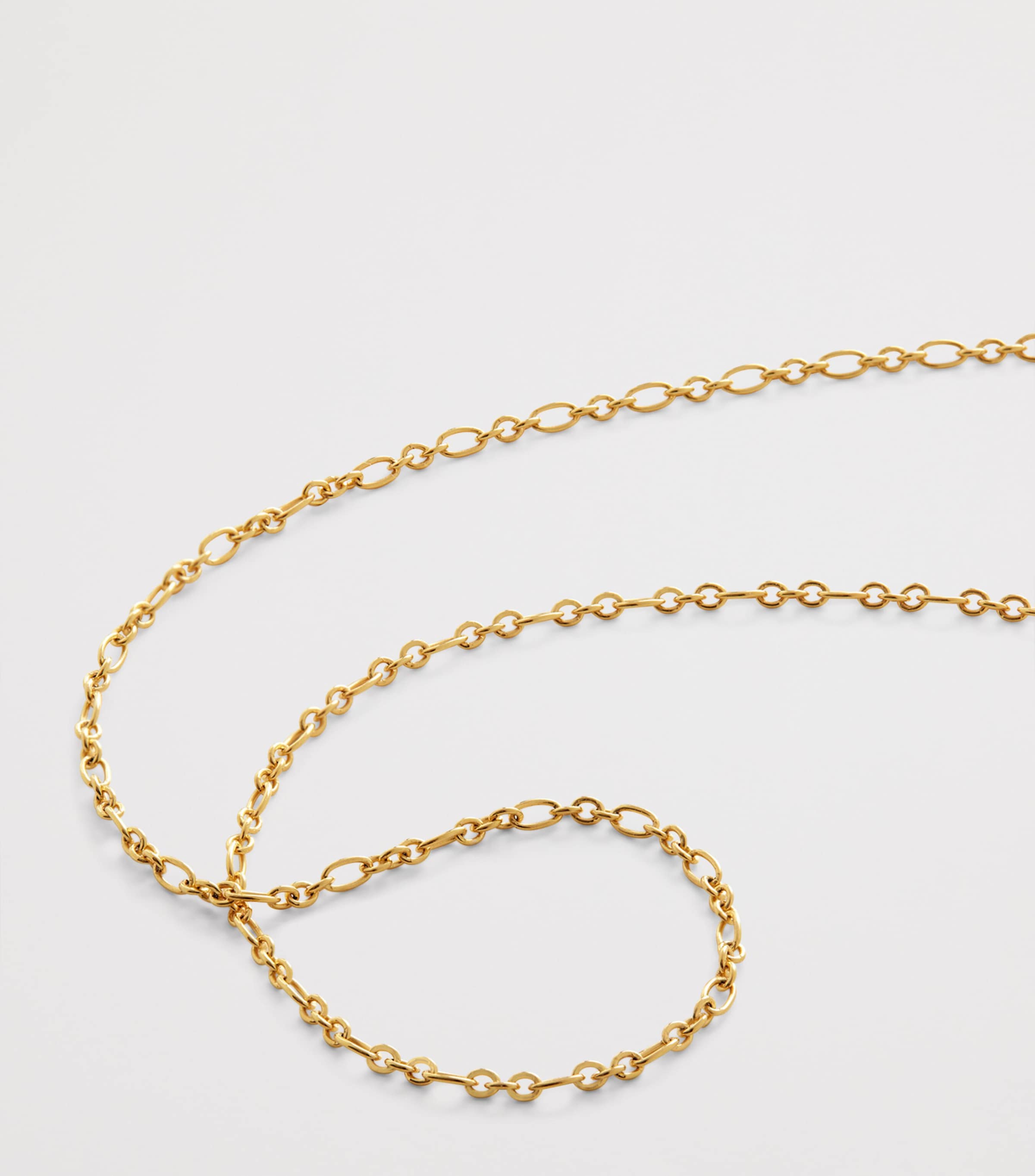 Monica Vinader Gold Vermeil Chain Necklace Gold Vermeil Image 3