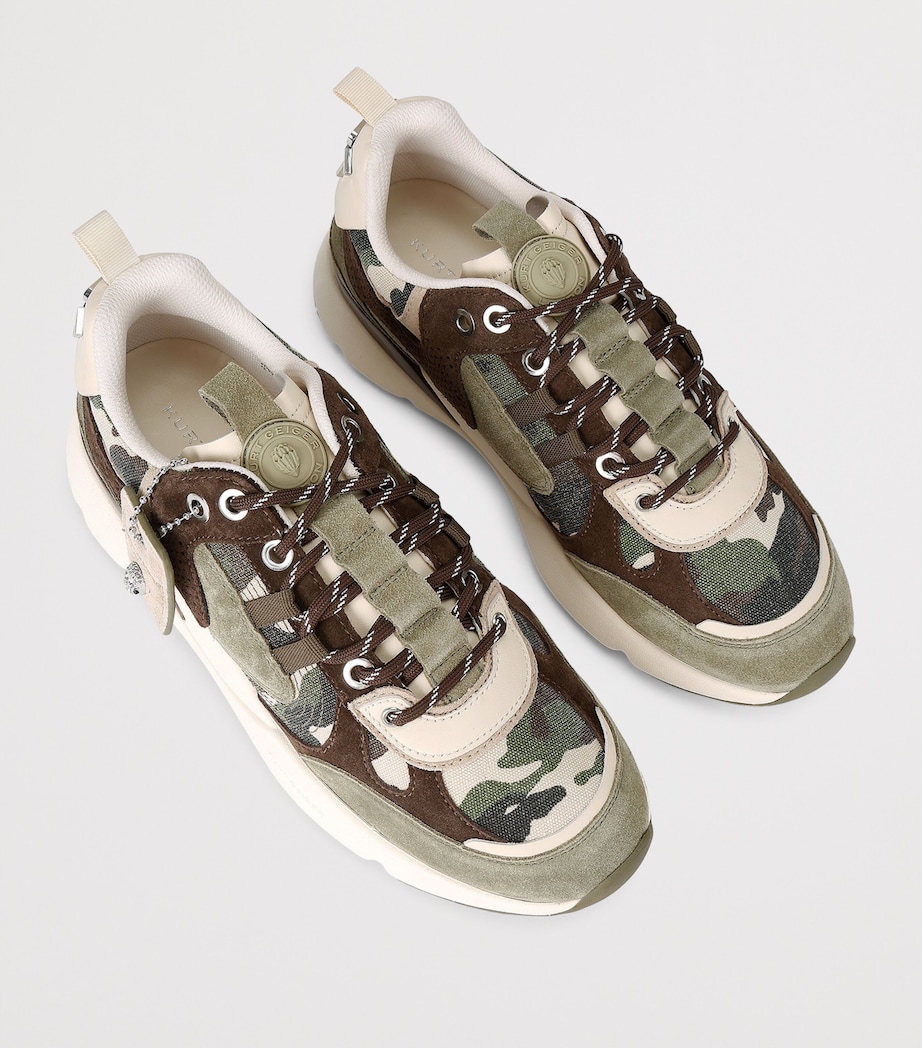 Kurt Geiger London Suede Kurt Runner Sneakers Khaki Image 4