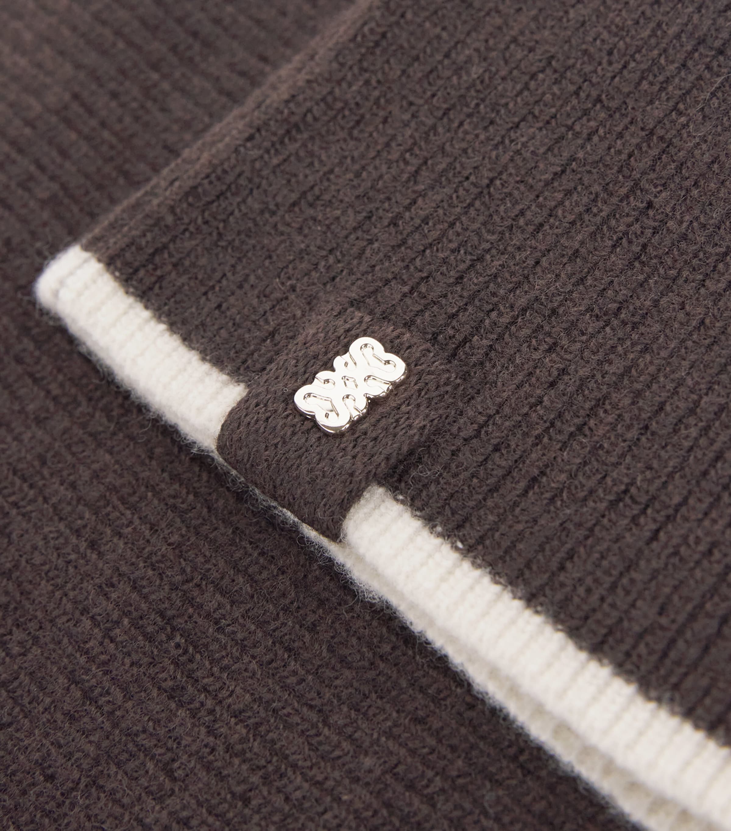 Wool Snood BROWN Image 2