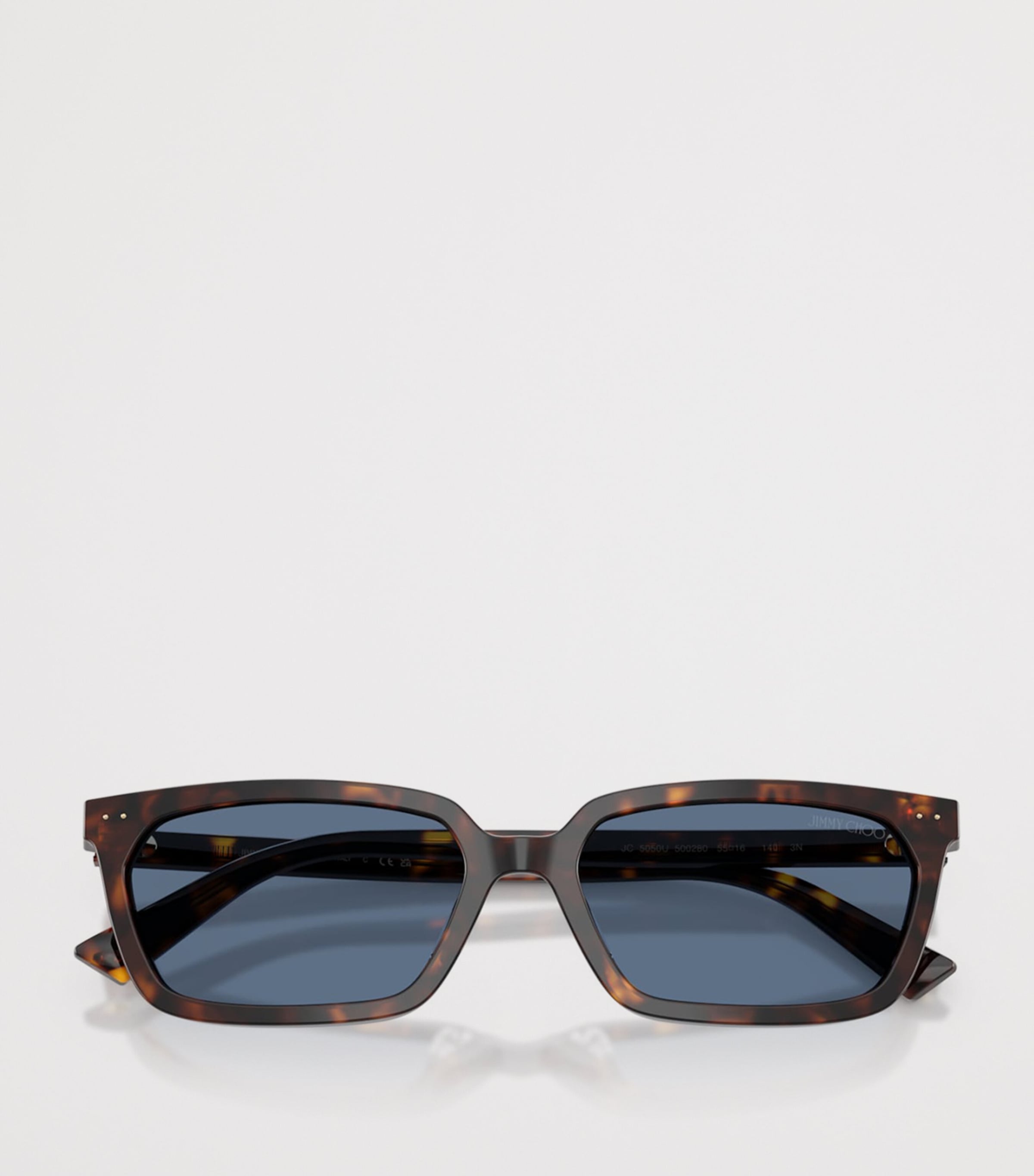 Tortoiseshell Rectangular Sunglasses 500280 Image 5