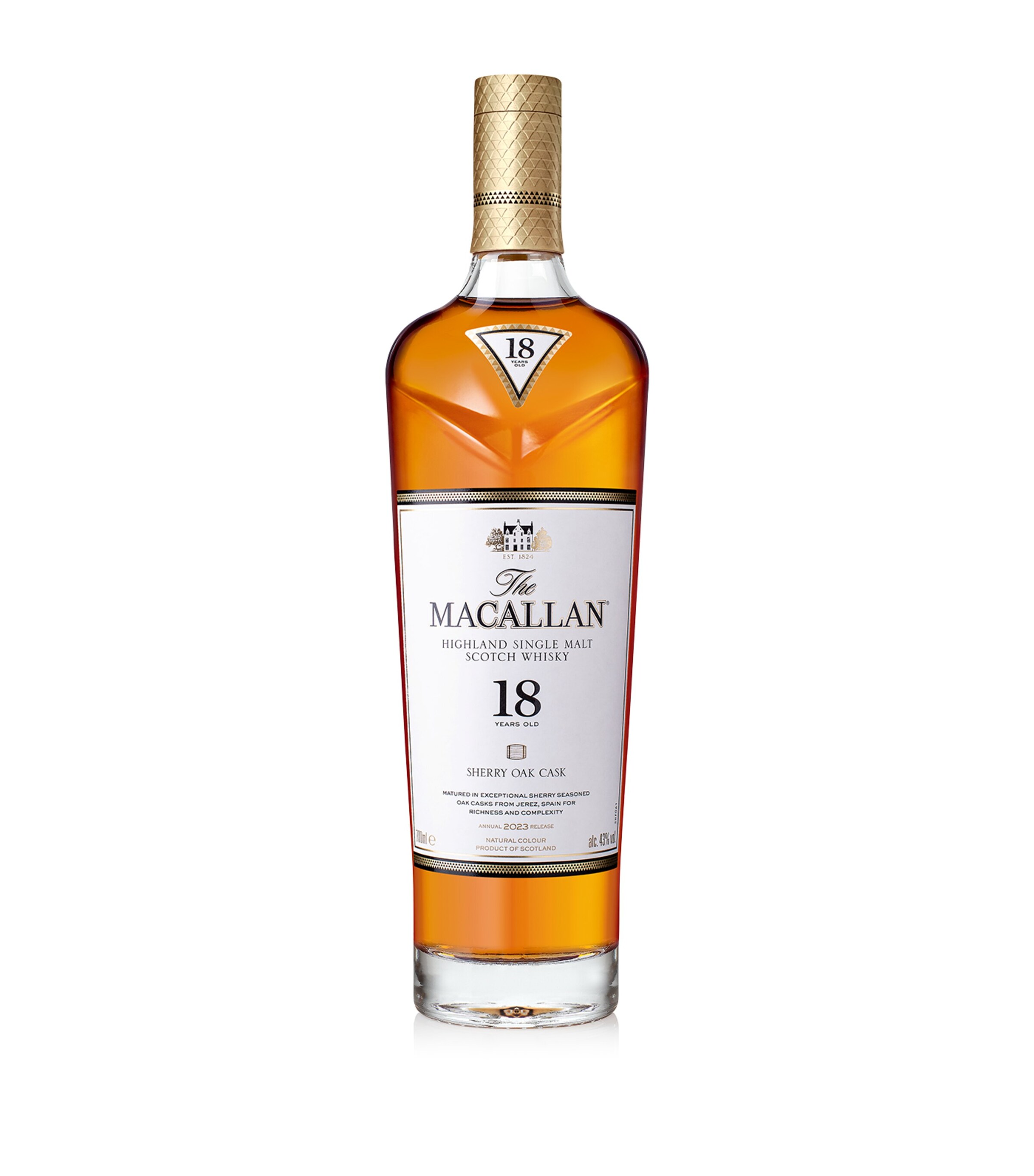 The Macallan 18-Year-Old Sherry Oak Single Malt Scotch