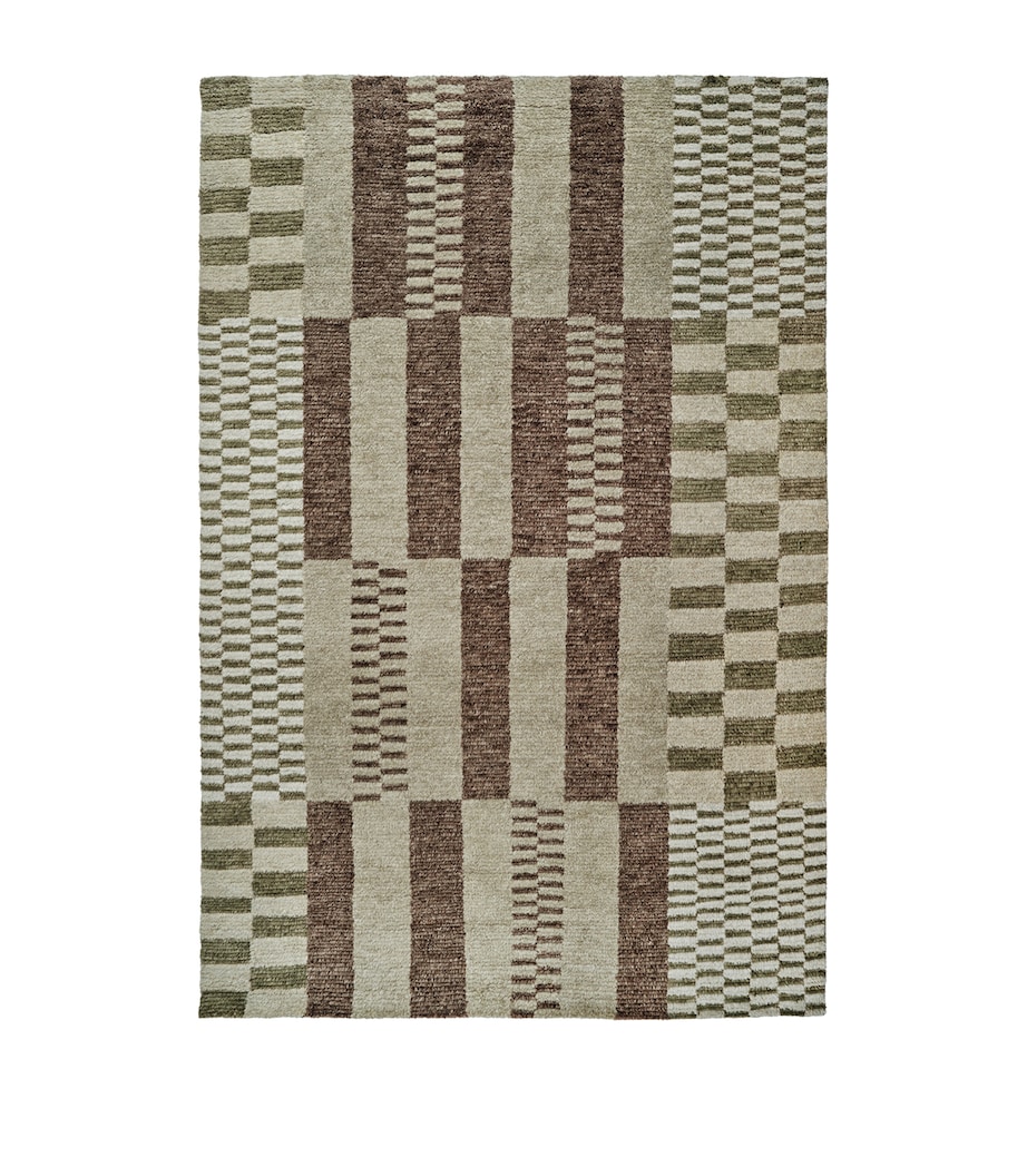 The Rug Company x Paul Smith Stil Rug (2.74m x 1.83m) Green Image 1