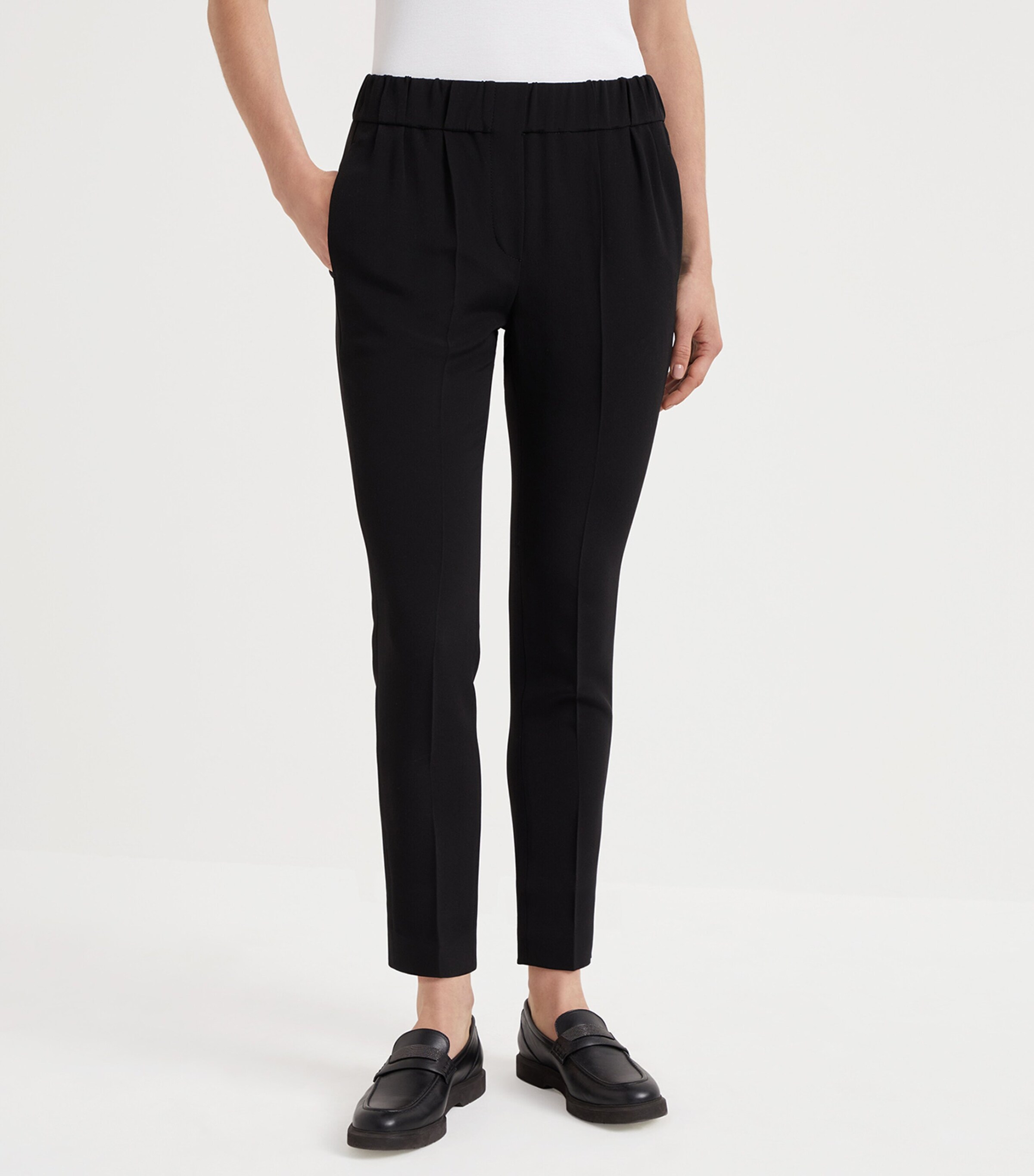 Crepe Cady Slim Trousers C101 Image 2