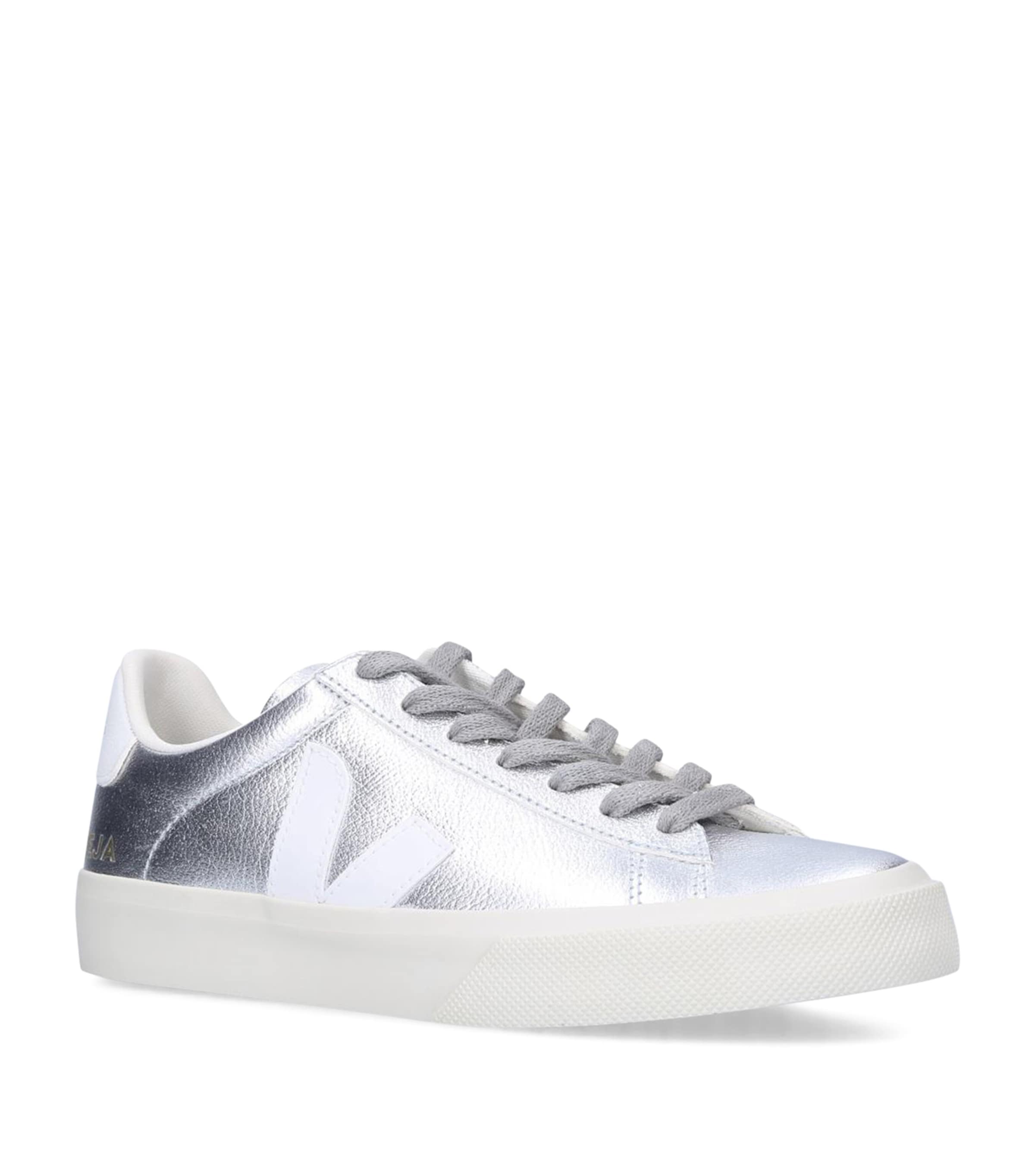 Leather Campo Sneakers SILVER Image 1