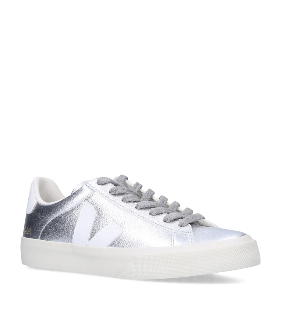 Leather Campo Sneakers SILVER Image 1