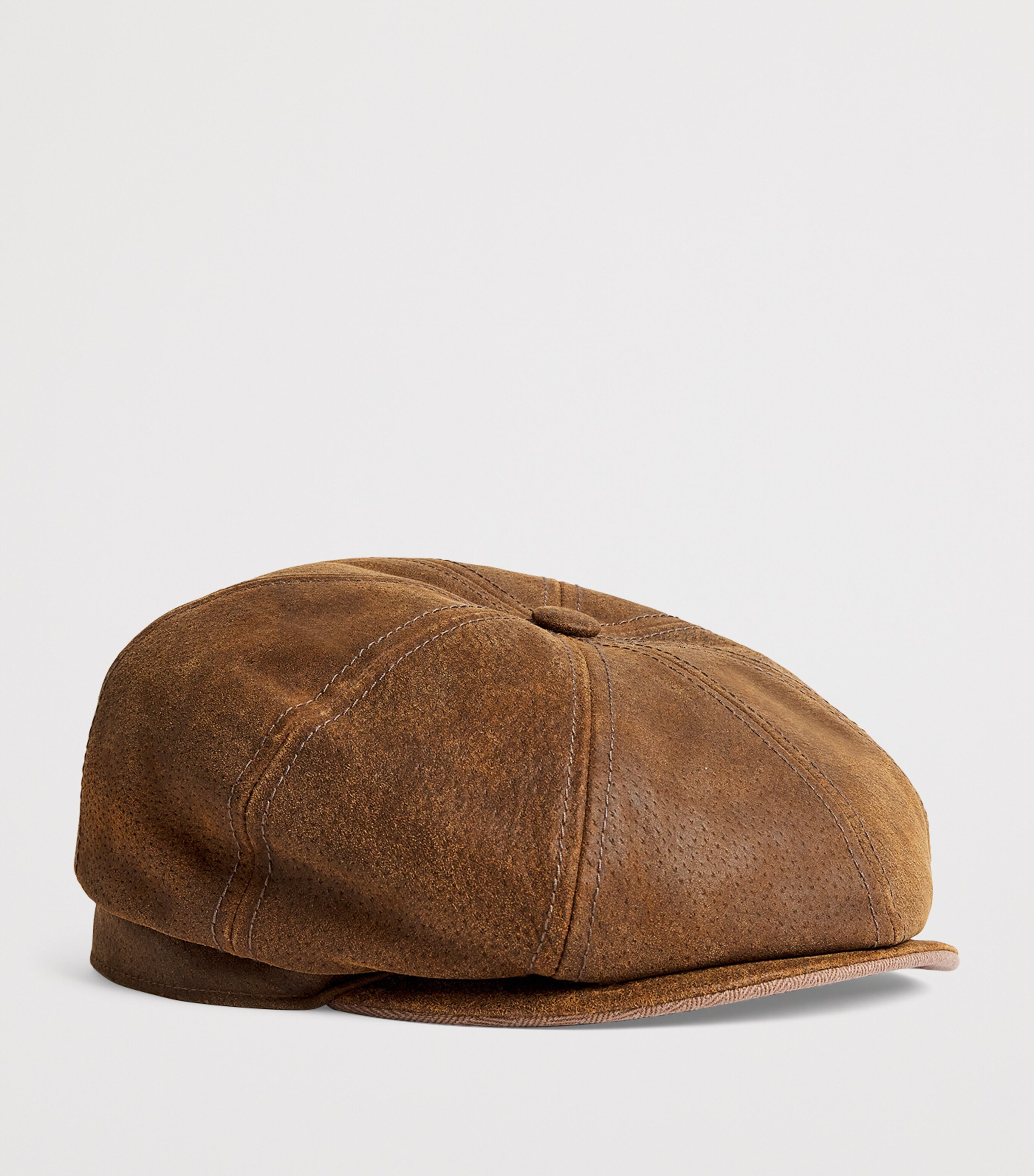 Pigskin Hatteras Flap Cap 6 - BROWN Image 2