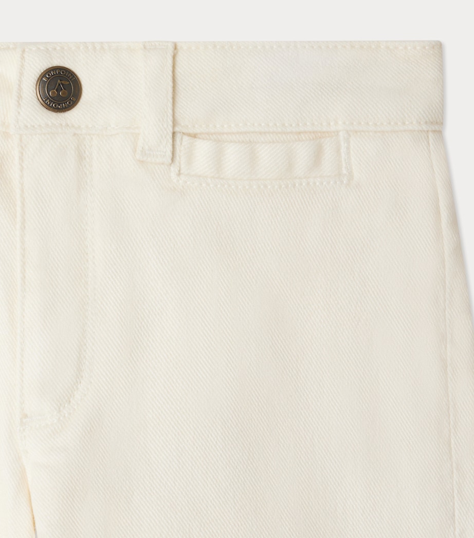 Retro Flared Jeans (4-14 Years) IVOIRE Image 3