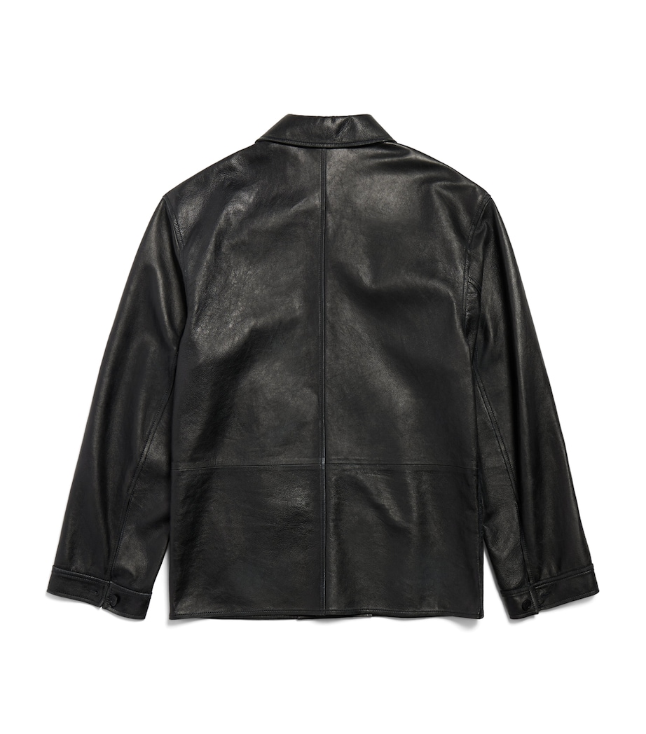Oversized Leather Jacket 1000 Image 6